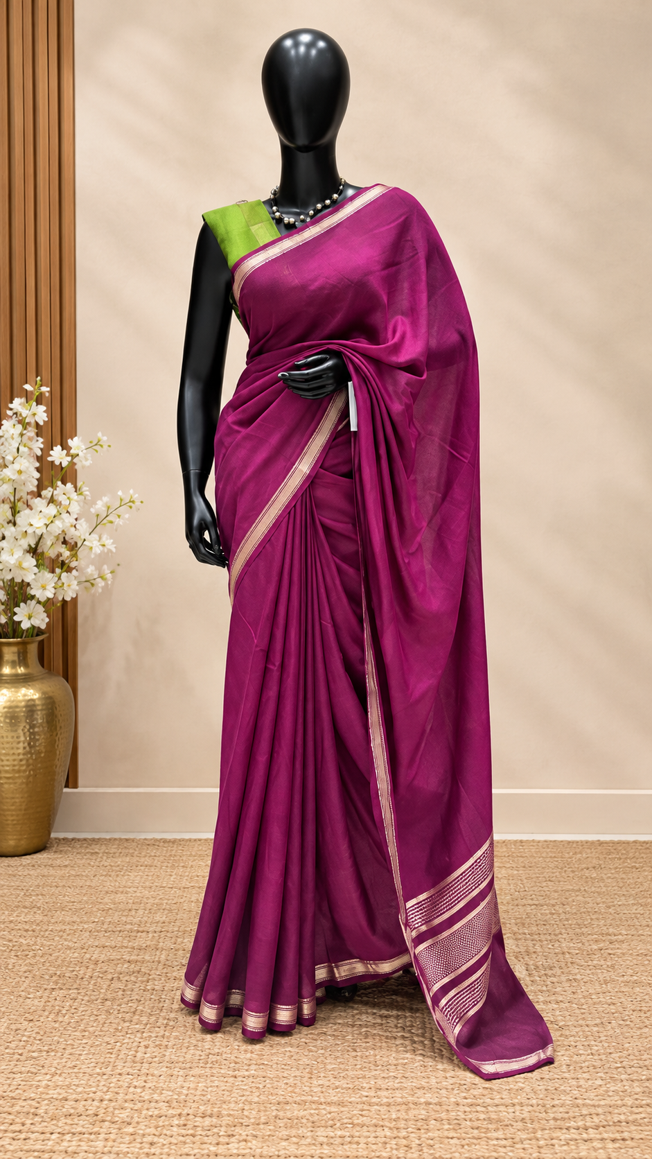 MUNGA COTTON SUV5827-WINE