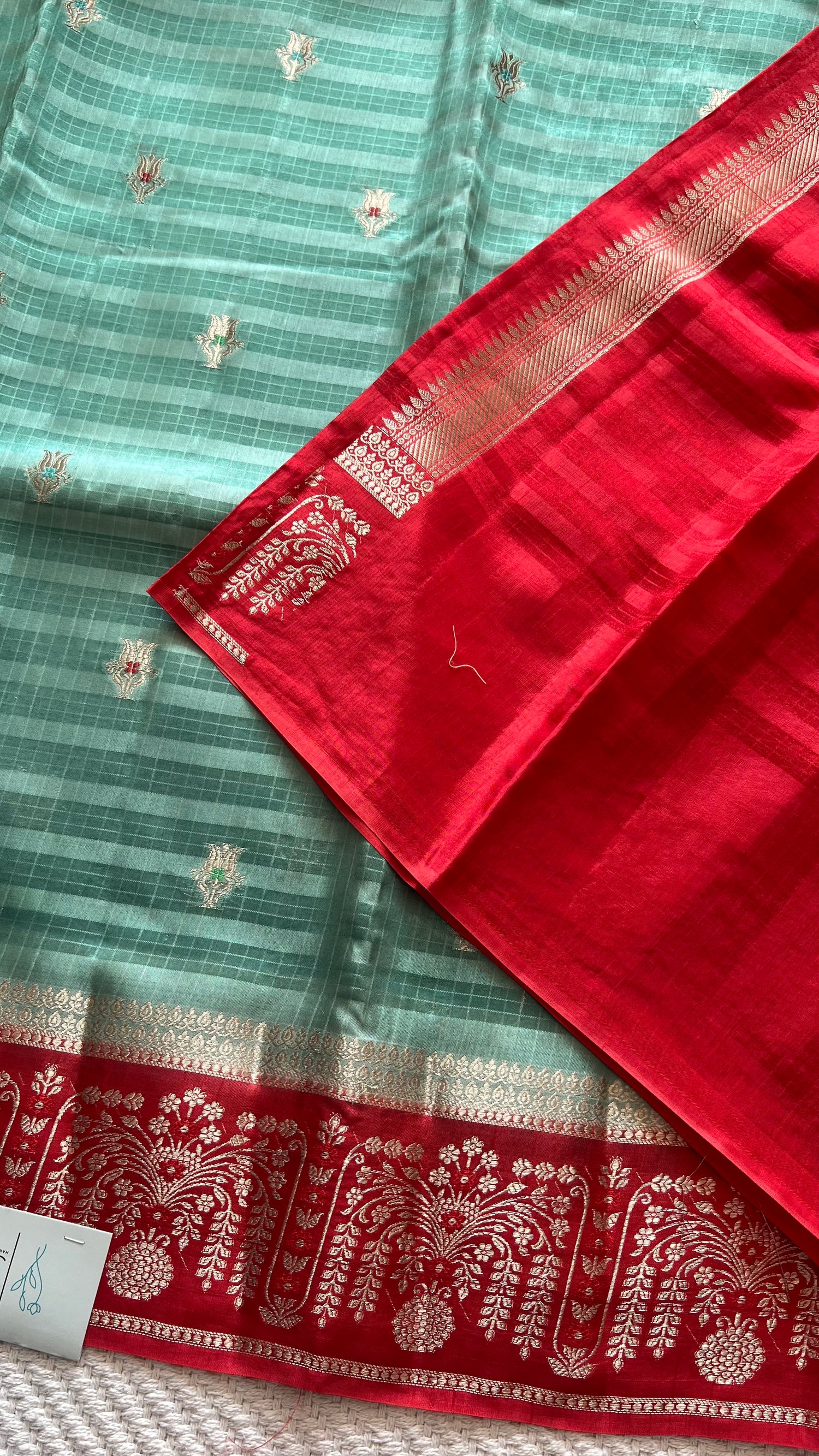 SUV4145-SEAGREEN WITH RED