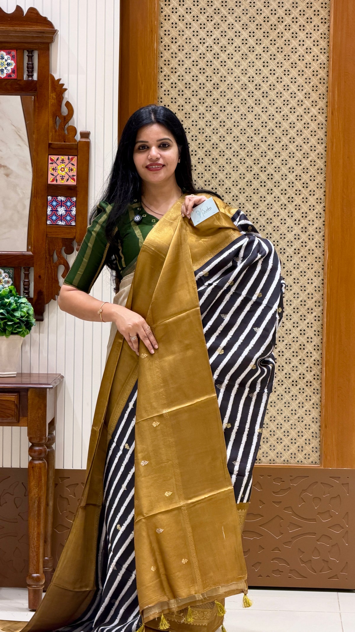 TUSSER CREPE SUV5824-METHI