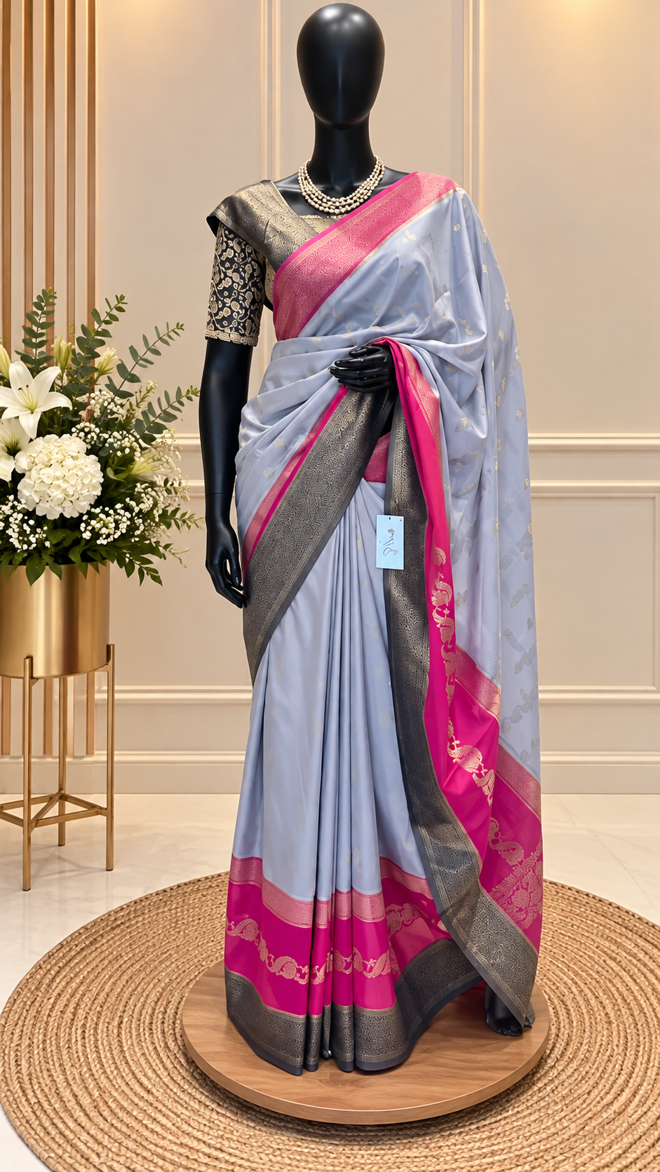 SUV2692 GREY WITH PINK