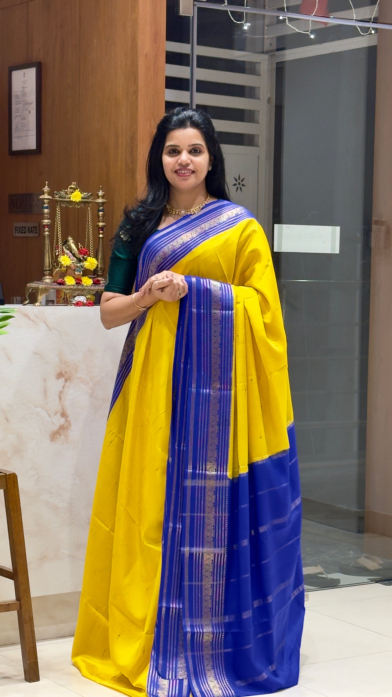 PSUV204-YELLOW WITH ROYALBLUE