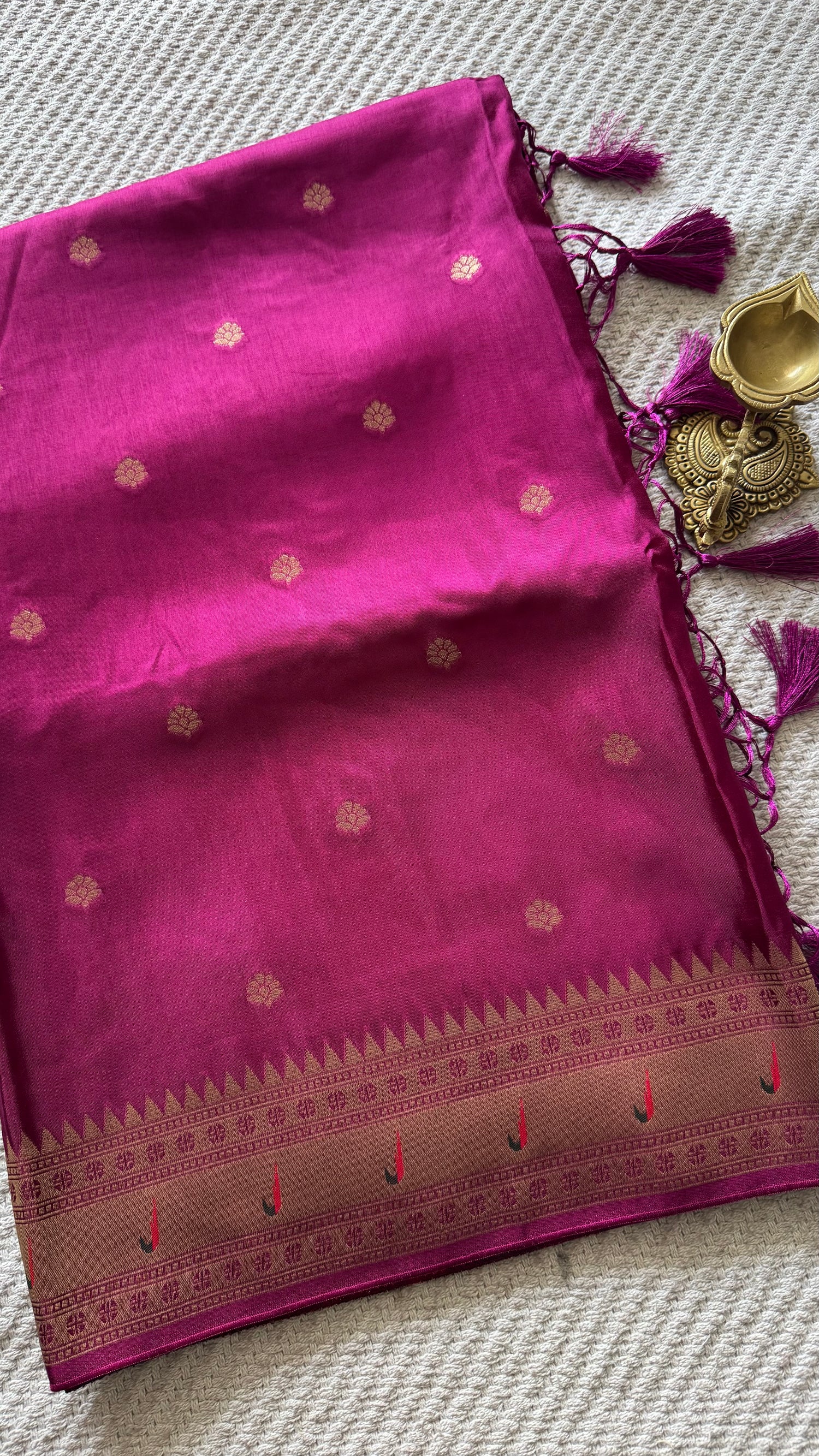 CREPE SILK SUV5647-MAGENTA