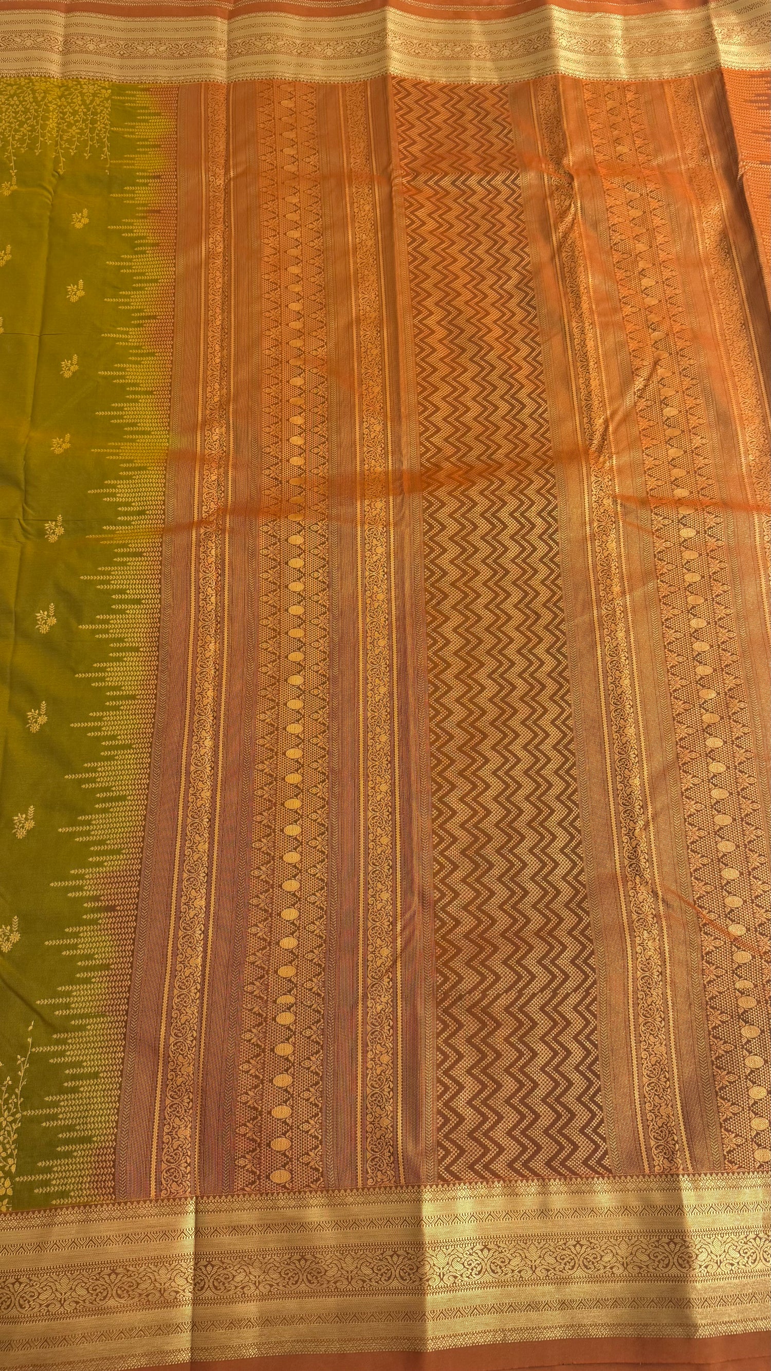 KANJIVARAM SILK SAREE SUV5616-GREEN