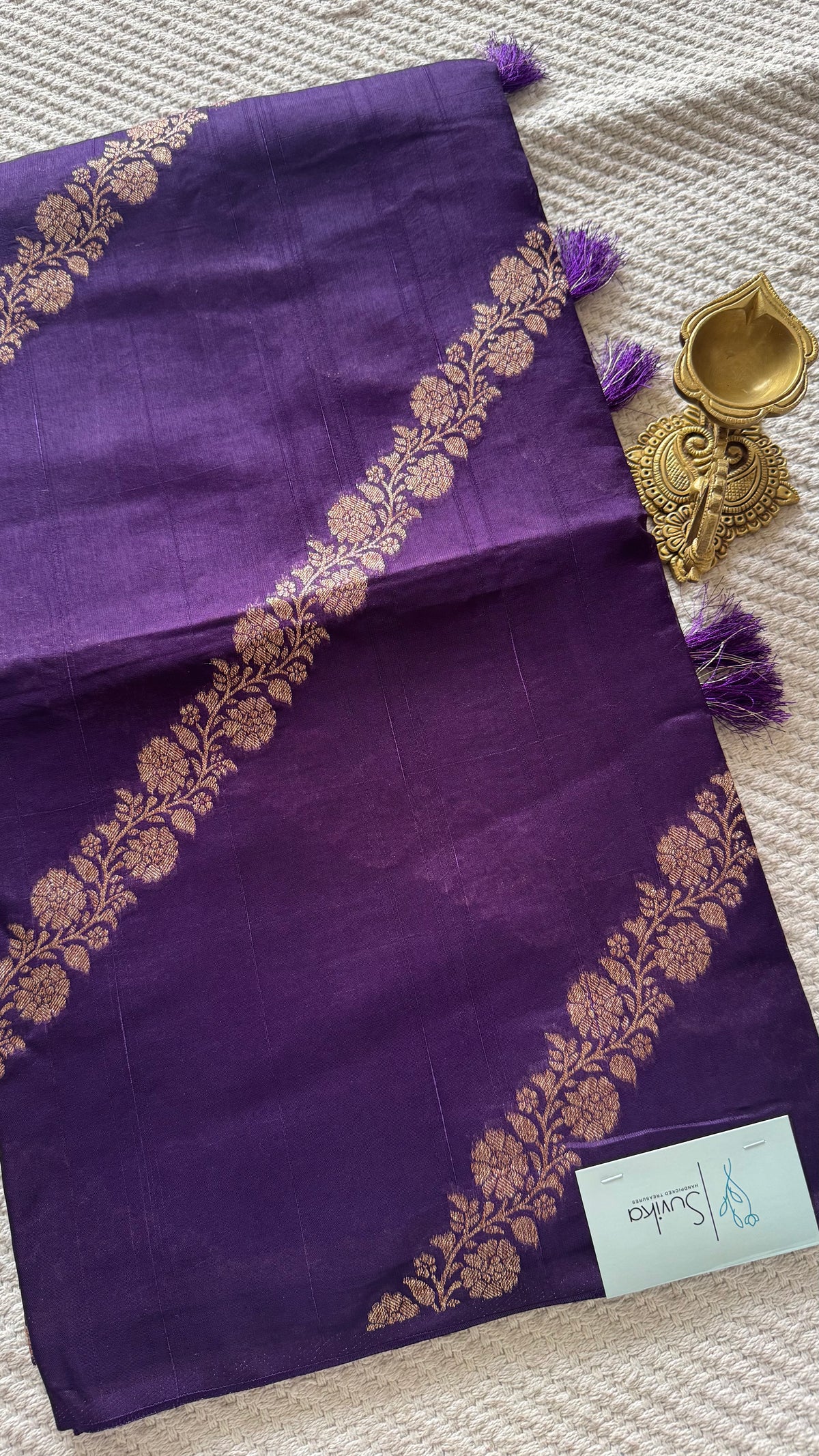 JUTE TUSSER SUV5735-PURPLE