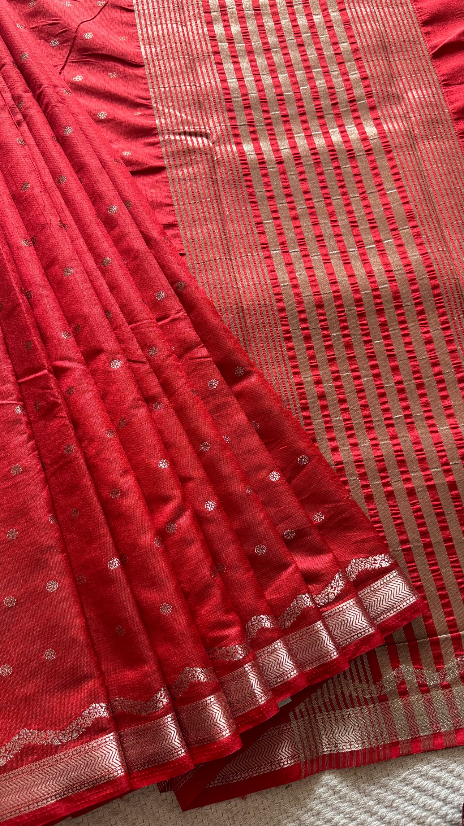 CRAPE SILK SUV5739-RED