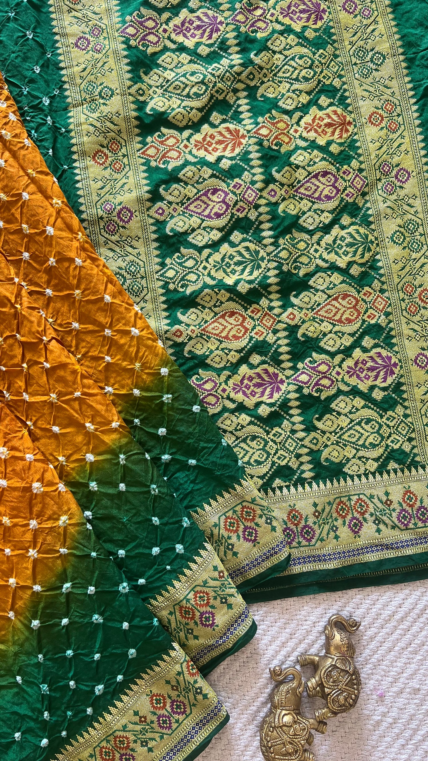 SUV4478-MUSTARD WITH GREEN