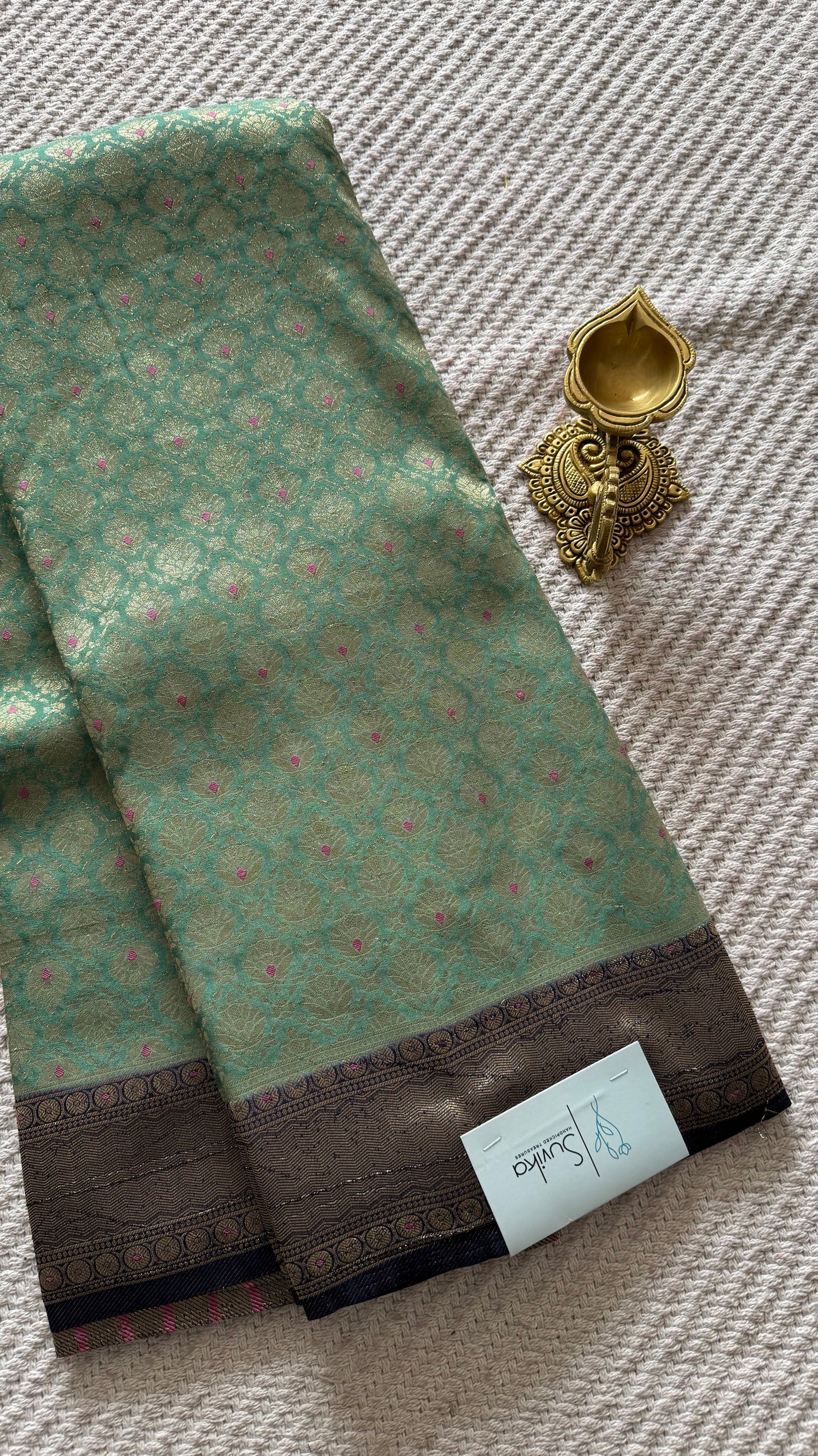SUV4741-SEAGREEN WITH BLUE