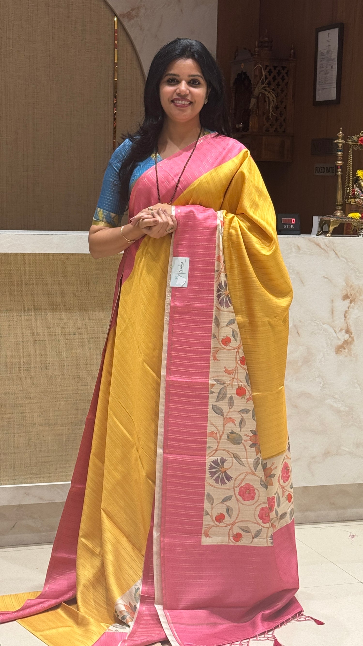 SUV3758-YELLOW WITH PINK