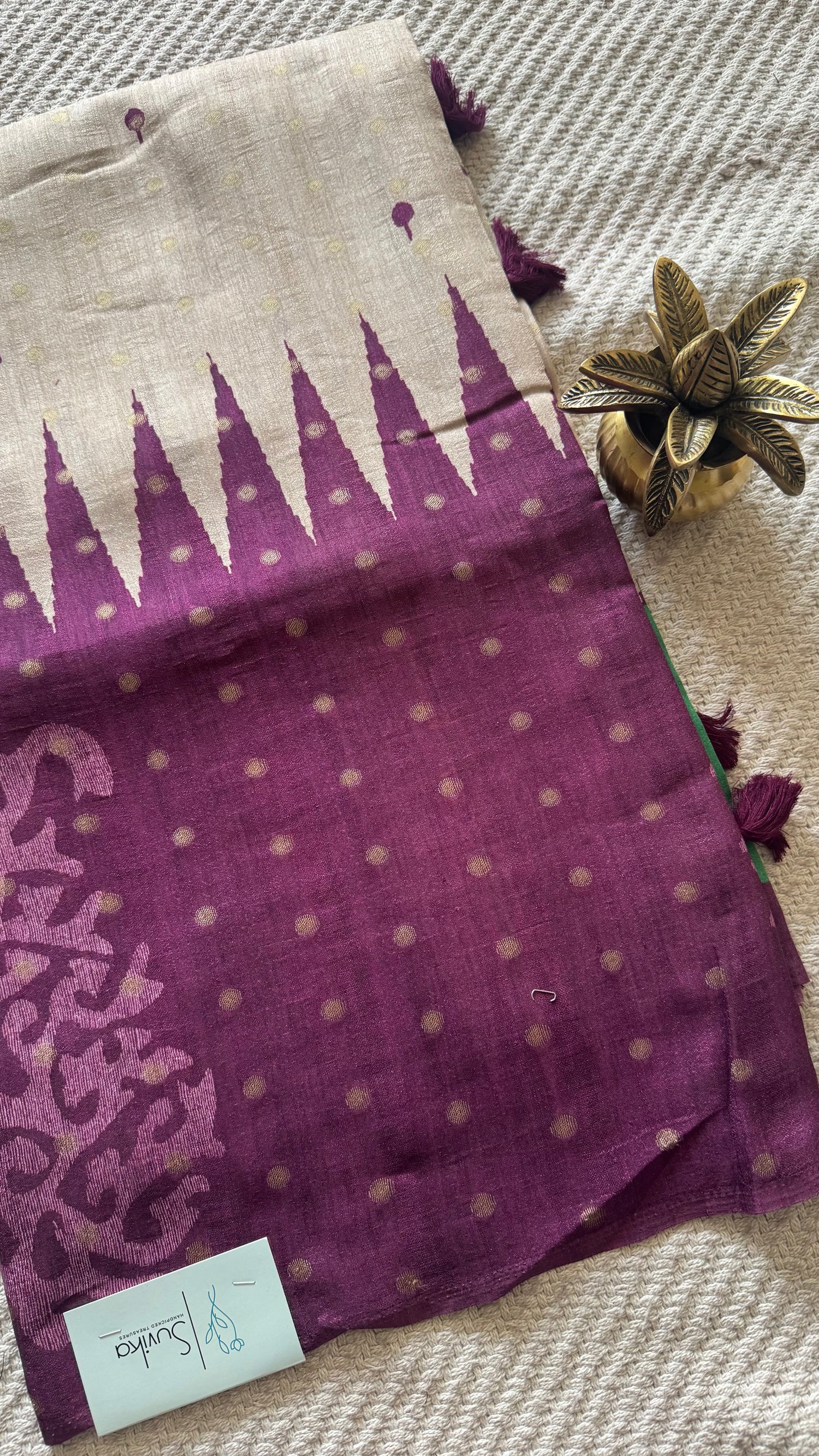 TUSSER COTTON SUV5567-MAGENTA