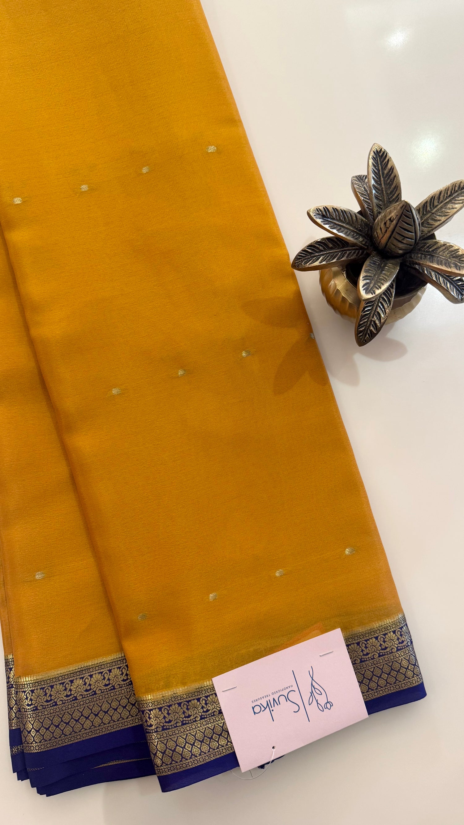 PURE MYSORE CREPE PSH260-MUSTARD