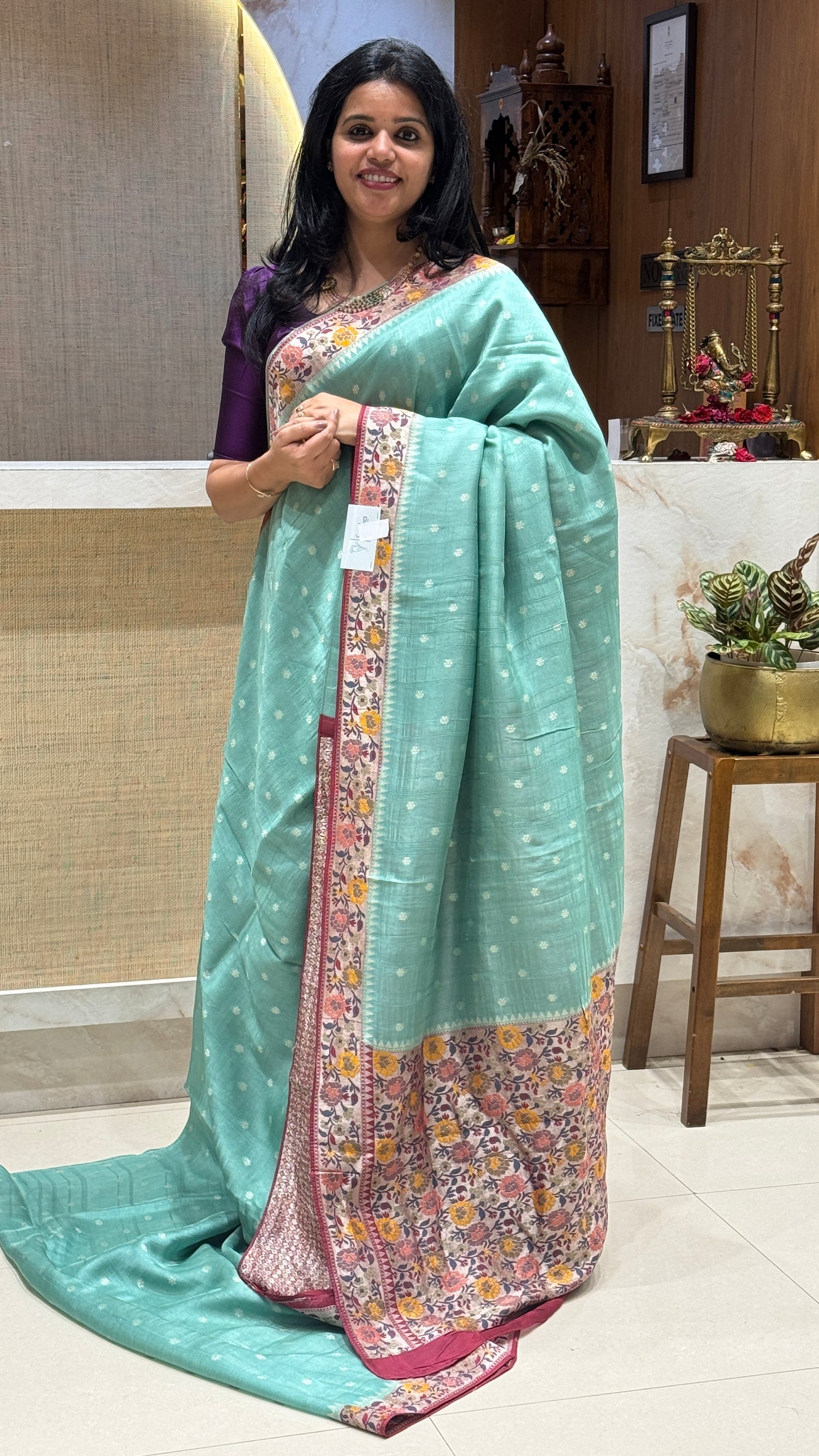 SUV3820-SEAGREEN WITH PINK