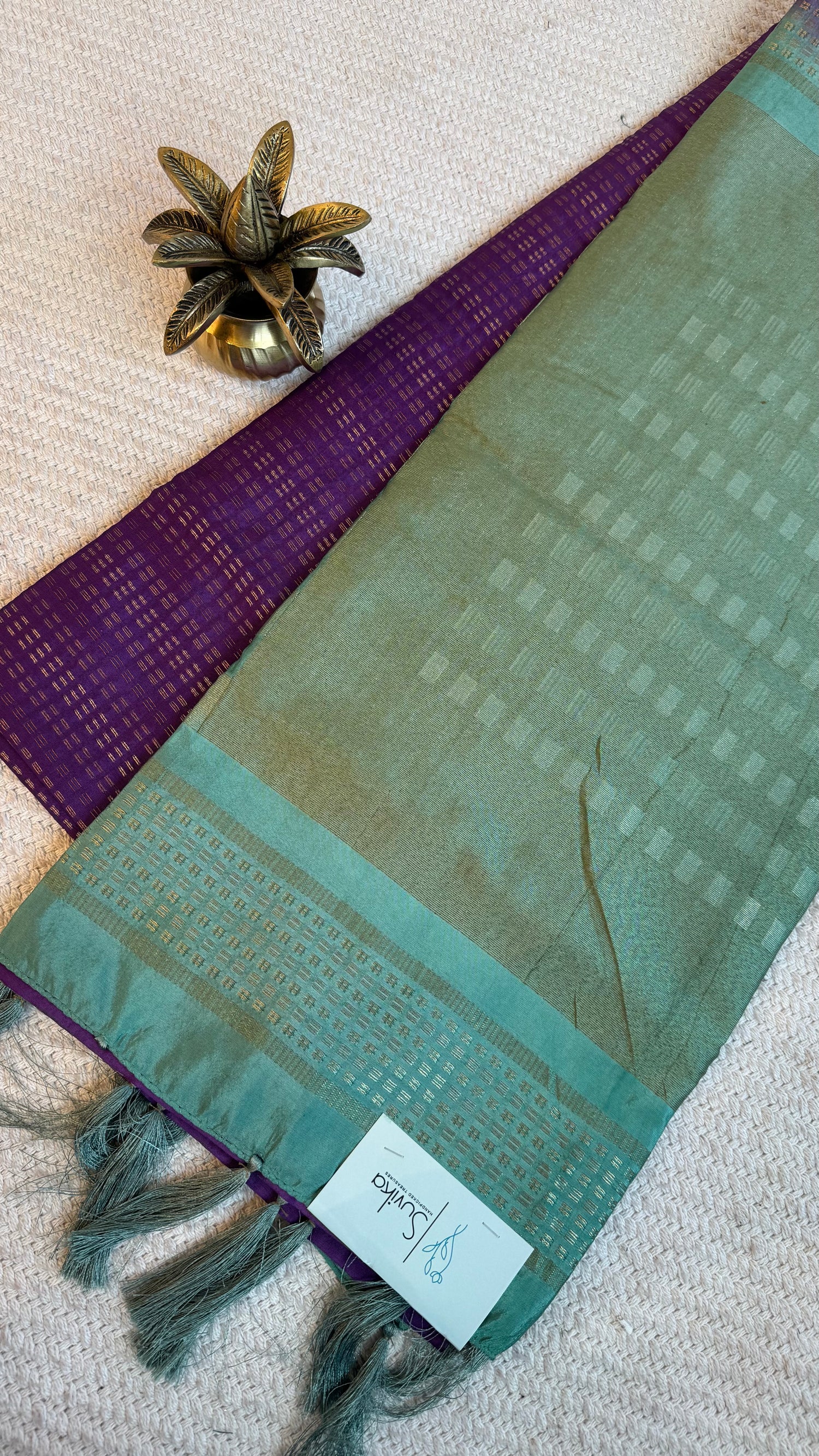 SUV3873-PURPLE WITH SEABLUE