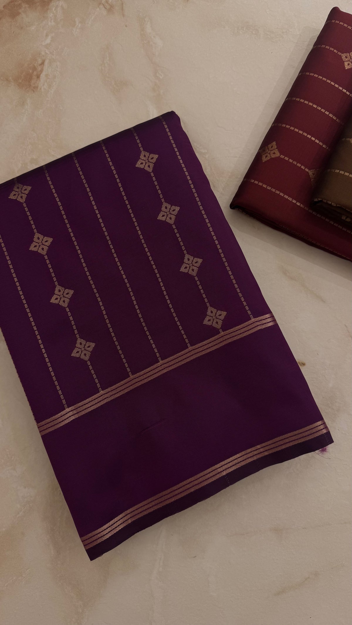 SEMI SILK SAREE SUV5810-PURPLE
