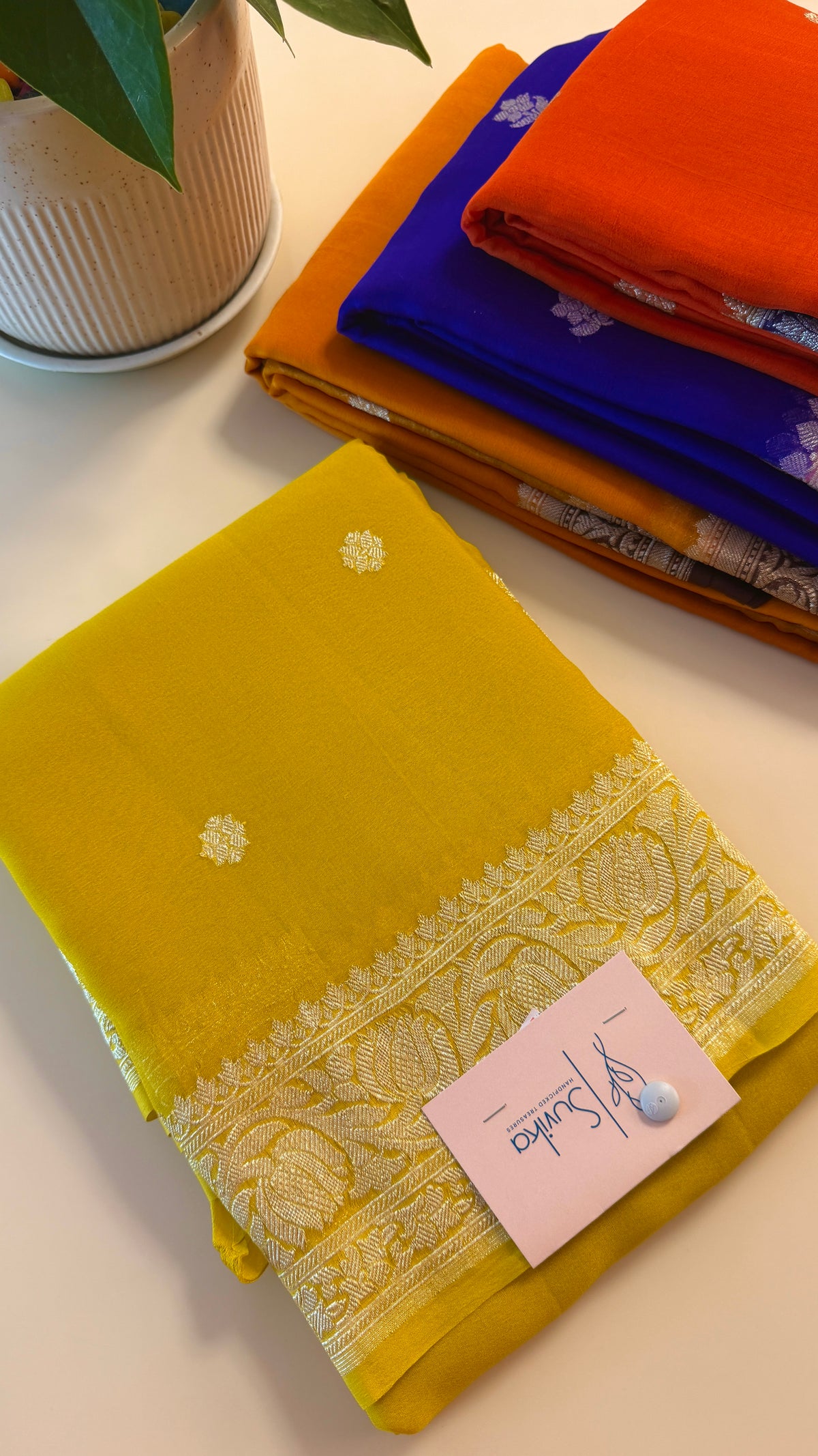 PURE CHIFFON PSB236-MUSTARD