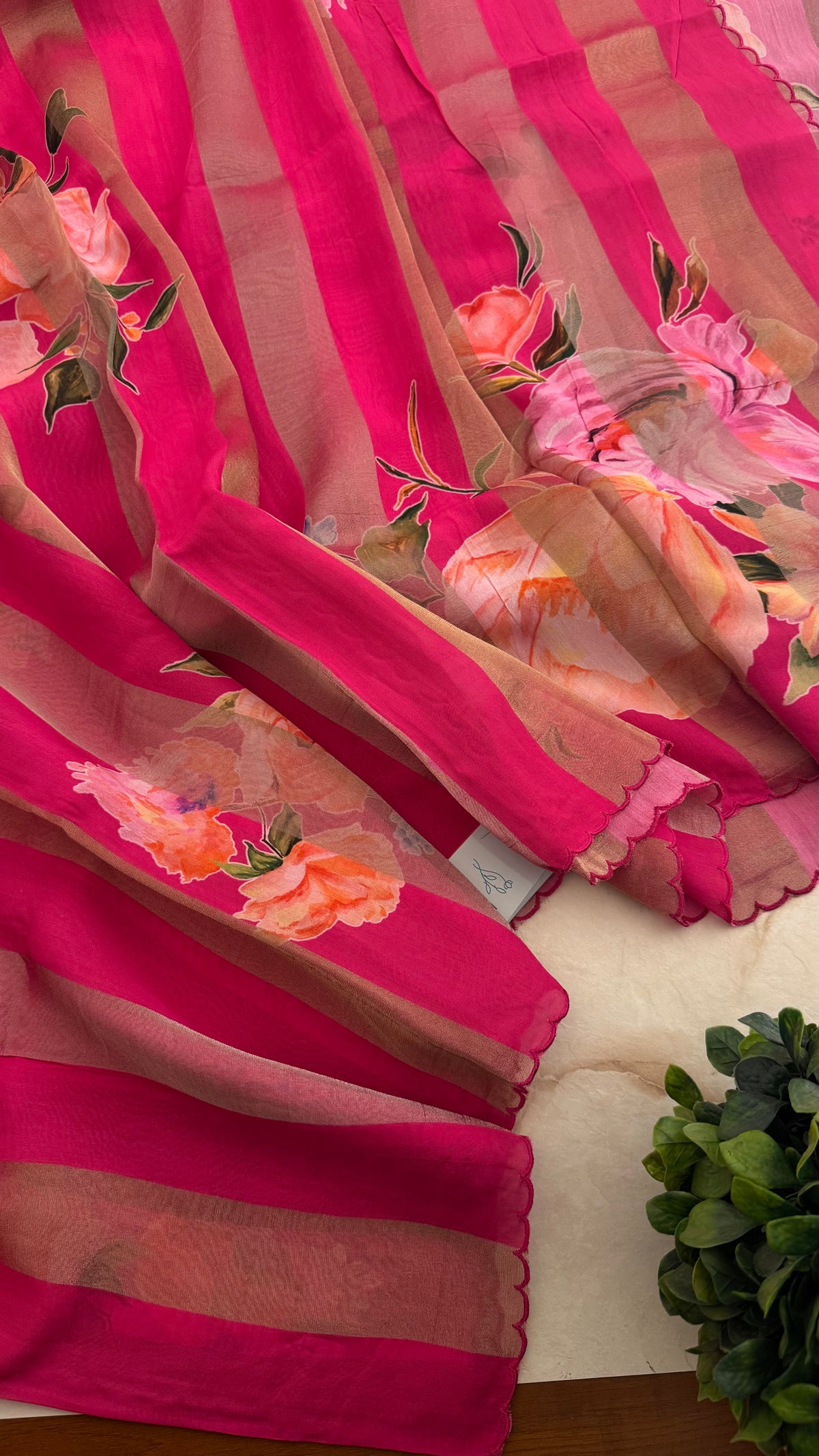 TISSUE CREPE SUV5743- PINK
