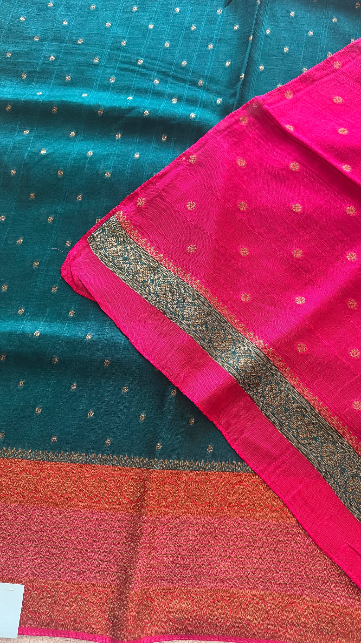 BANARASI DUPION SILK SUV5723-RAMAGREEN