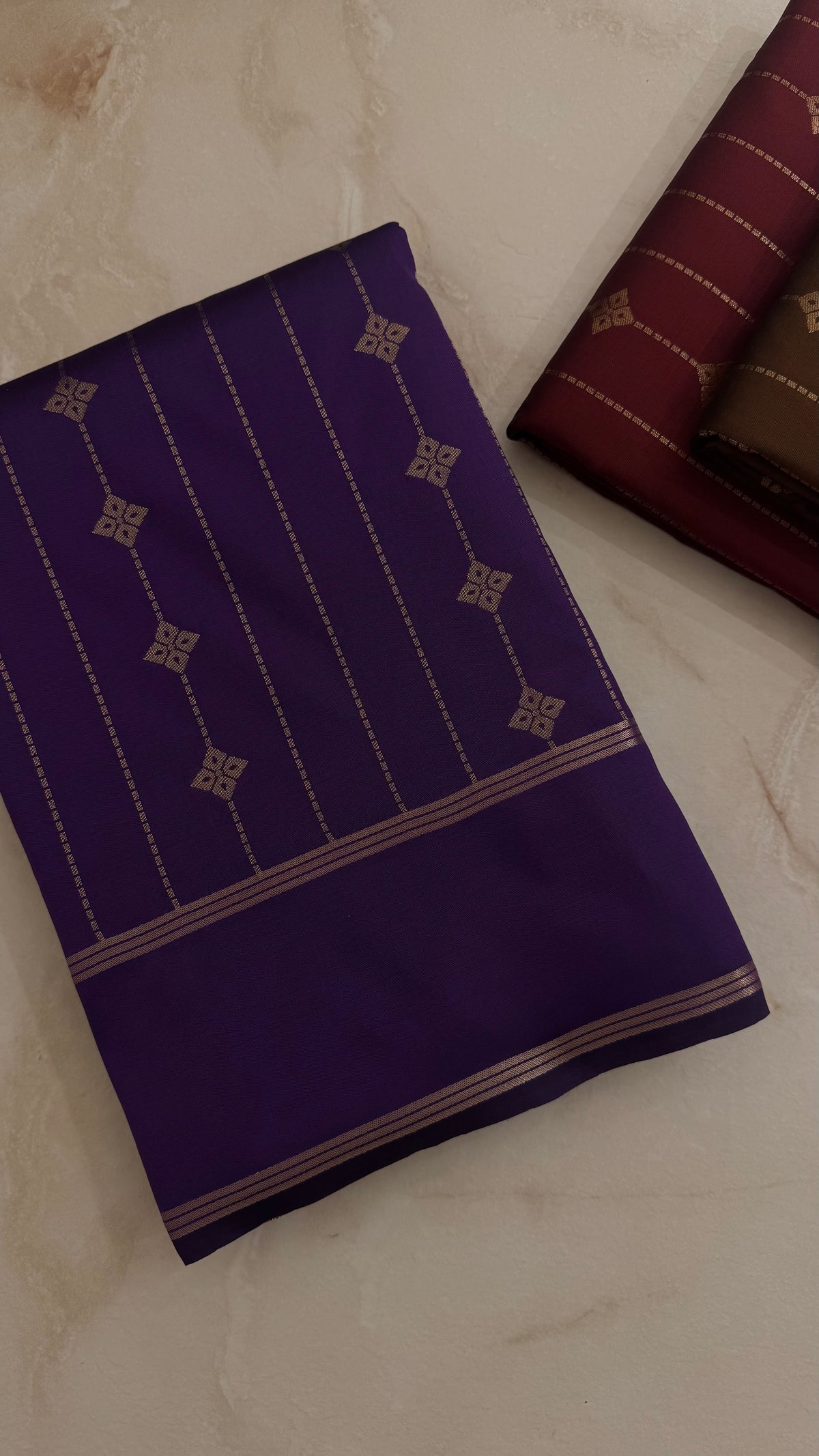 SEMI SILK SAREE SUV5810-LAVENDER