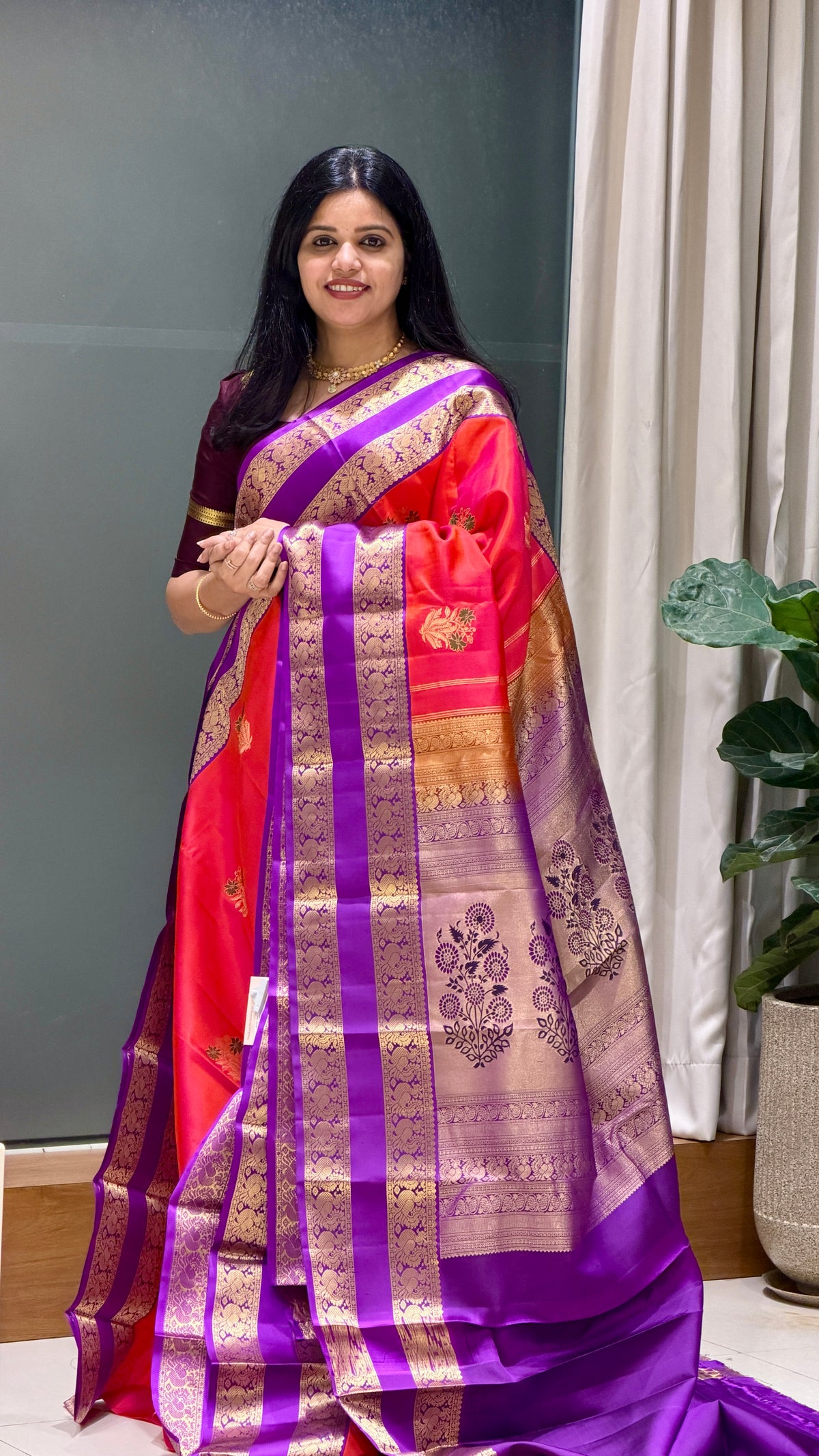 PURE KANJIVARAM SILK PSM583-PINK