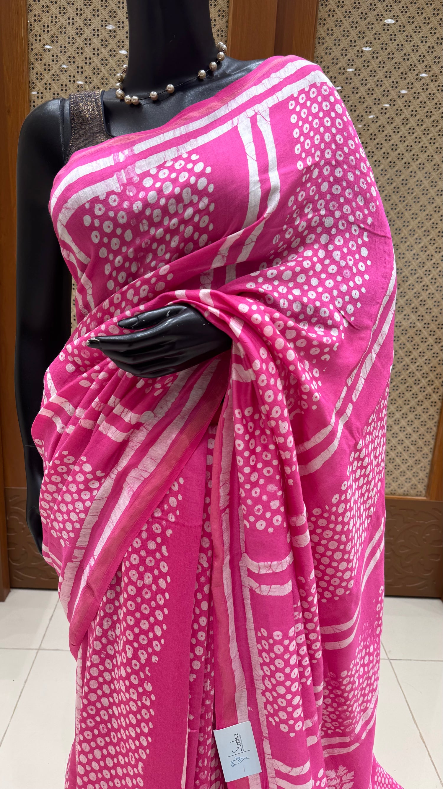 CHANDERI SILK COTTON SUV5016-PINK