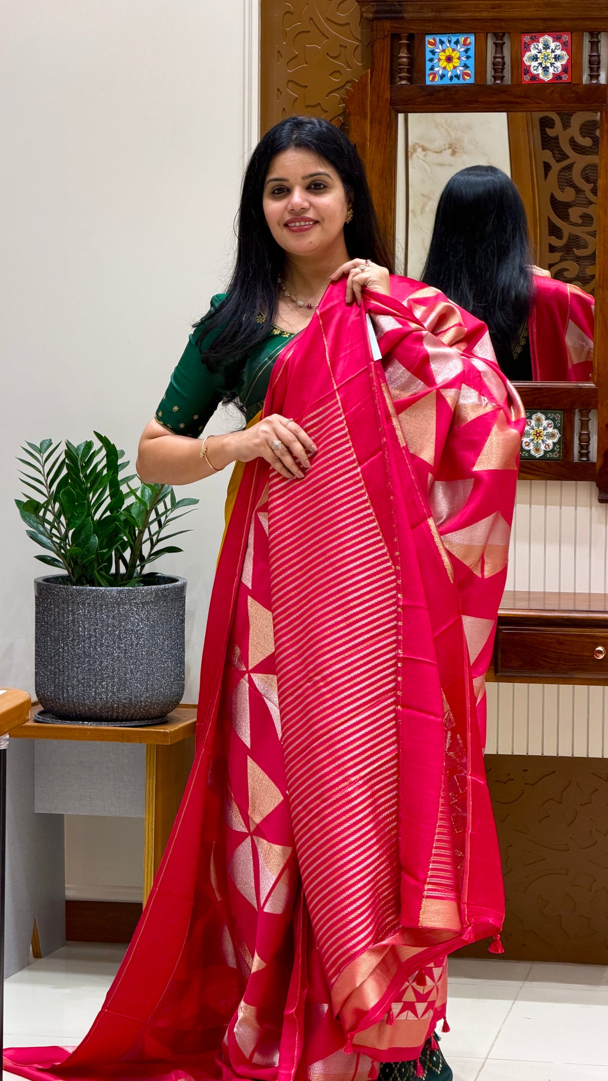 KOSA SILK SAREEE SUV5881-PINK