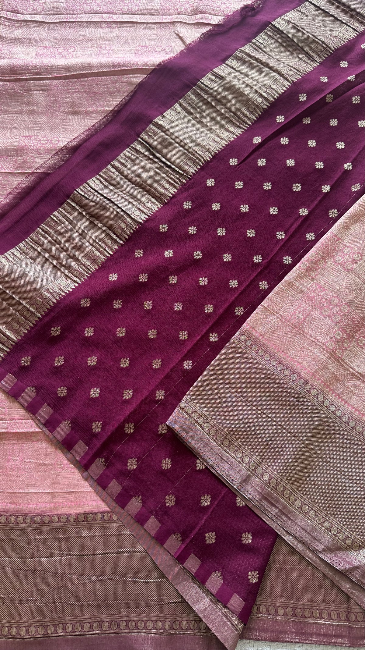 BANARASI GEORGETTE SUV5649-PEACH