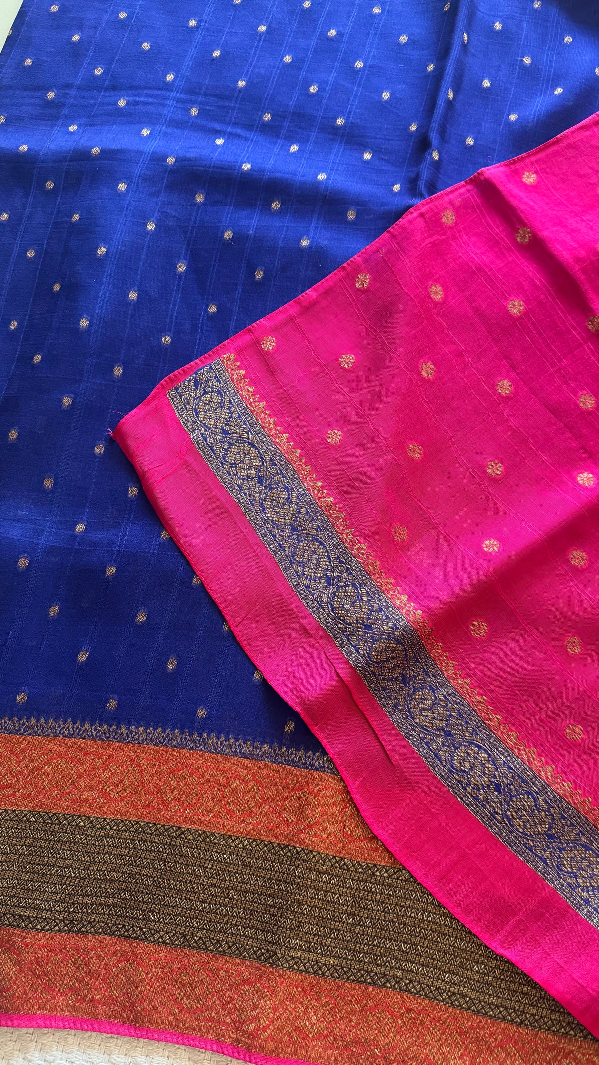 BANARASI DUPION SILK SUV5723-BLUE