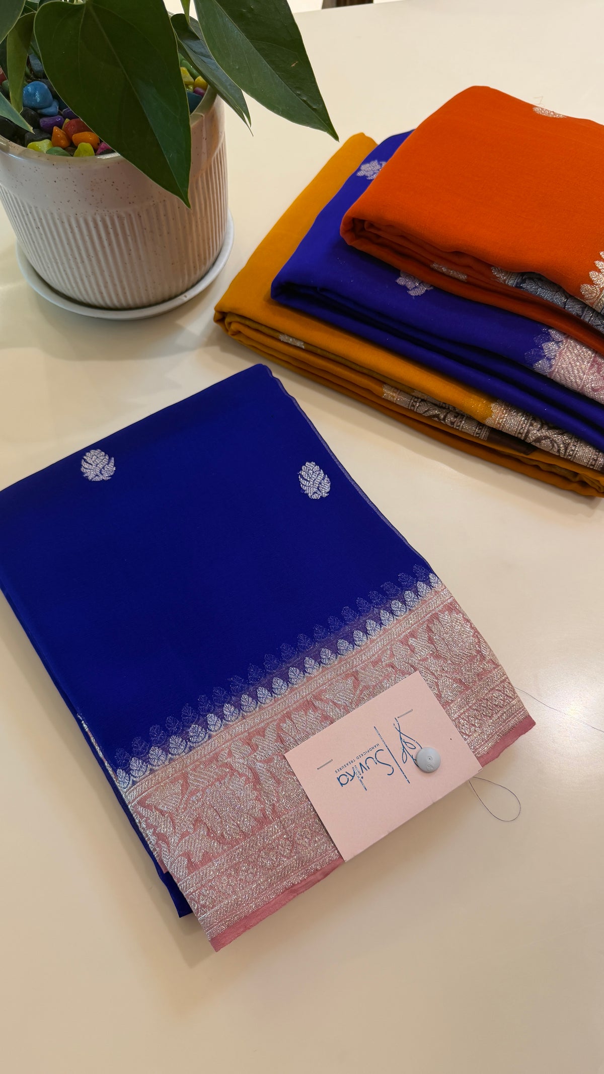 PURE CHIFFON PSB242-BLUE