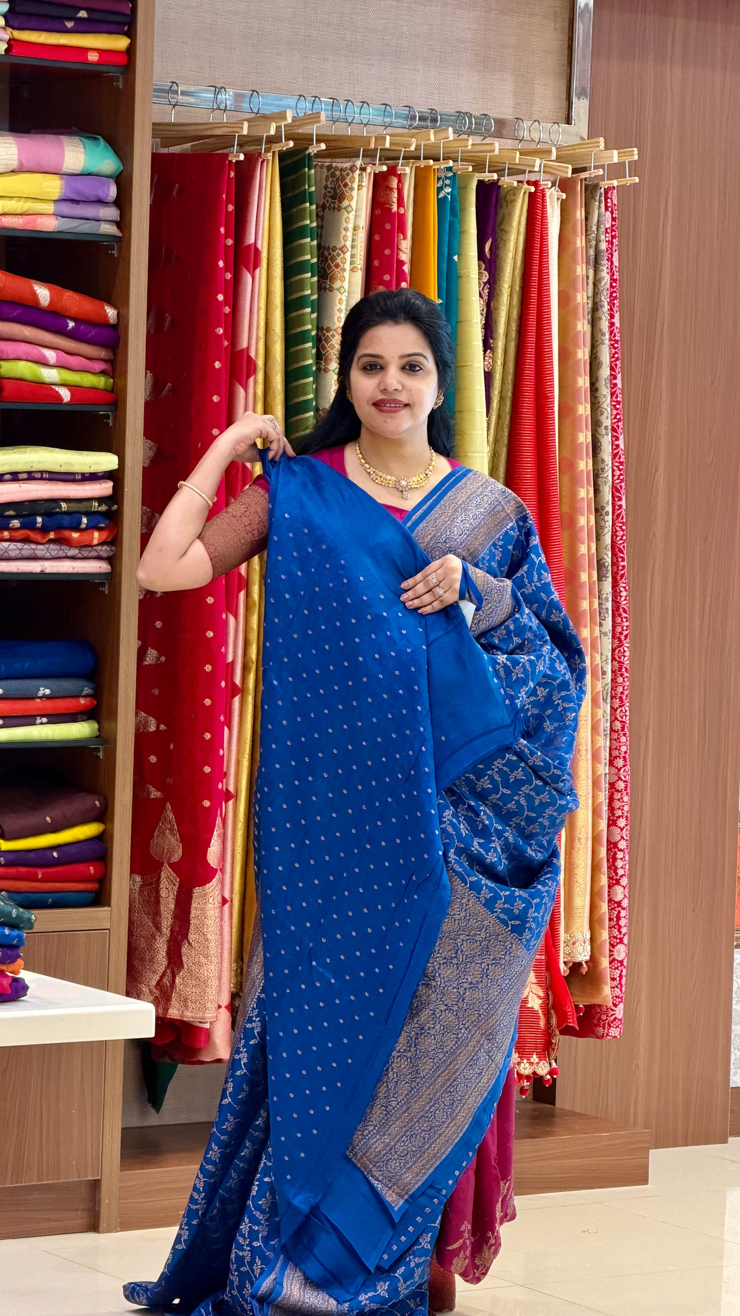 CREPE SILK SUV5701-BLUE