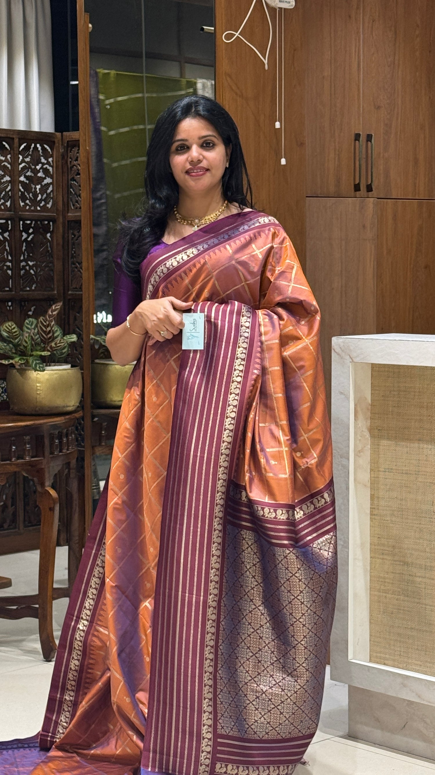 SUV3746-RUSTORANGE WITH WINE