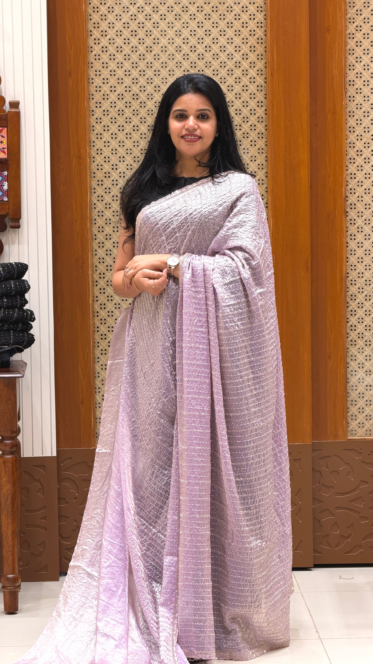 SUV5132-LAVENDER PARTY WEAR