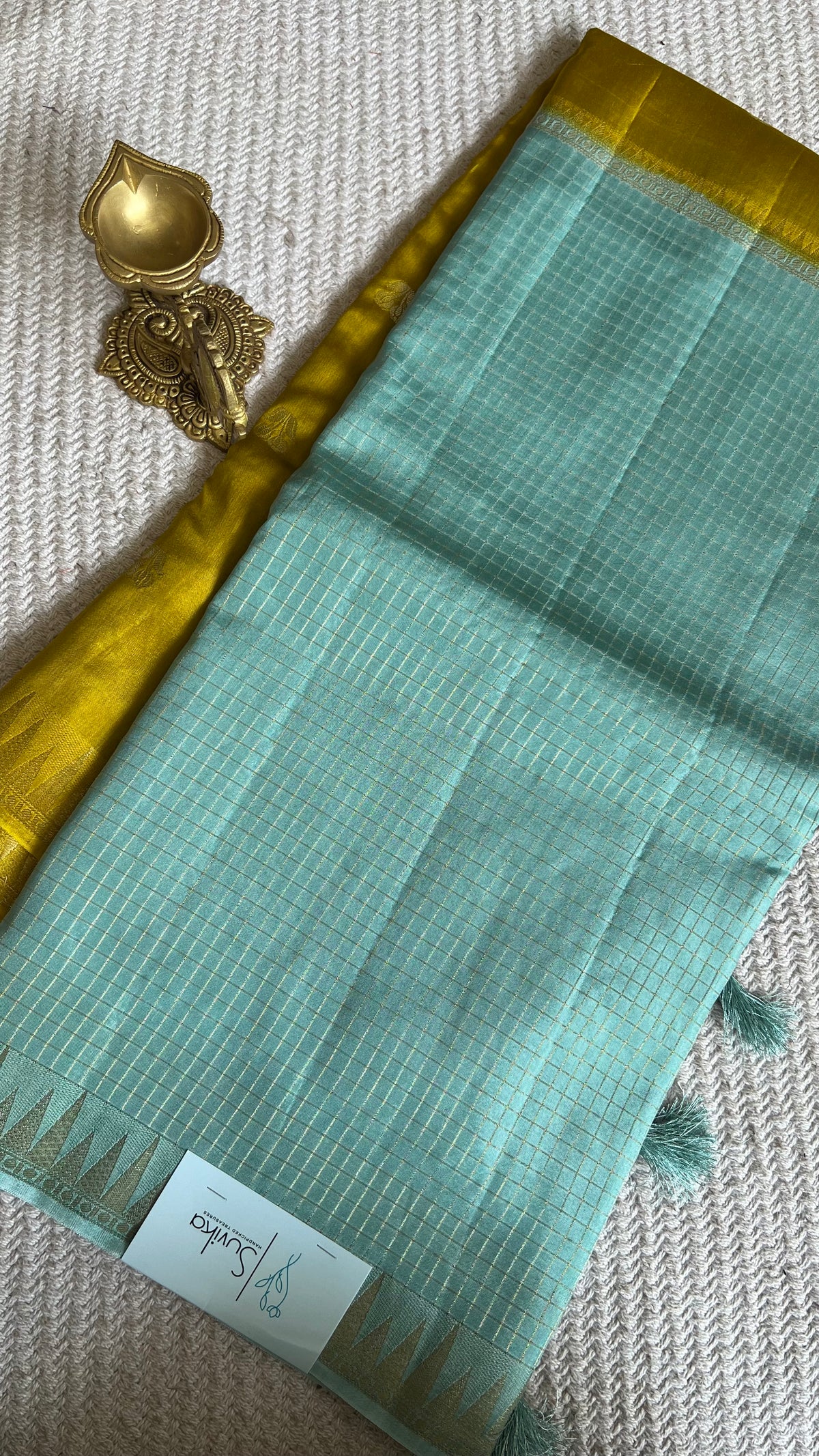 SUV5638-MINTGREEN WITH SEABLUE