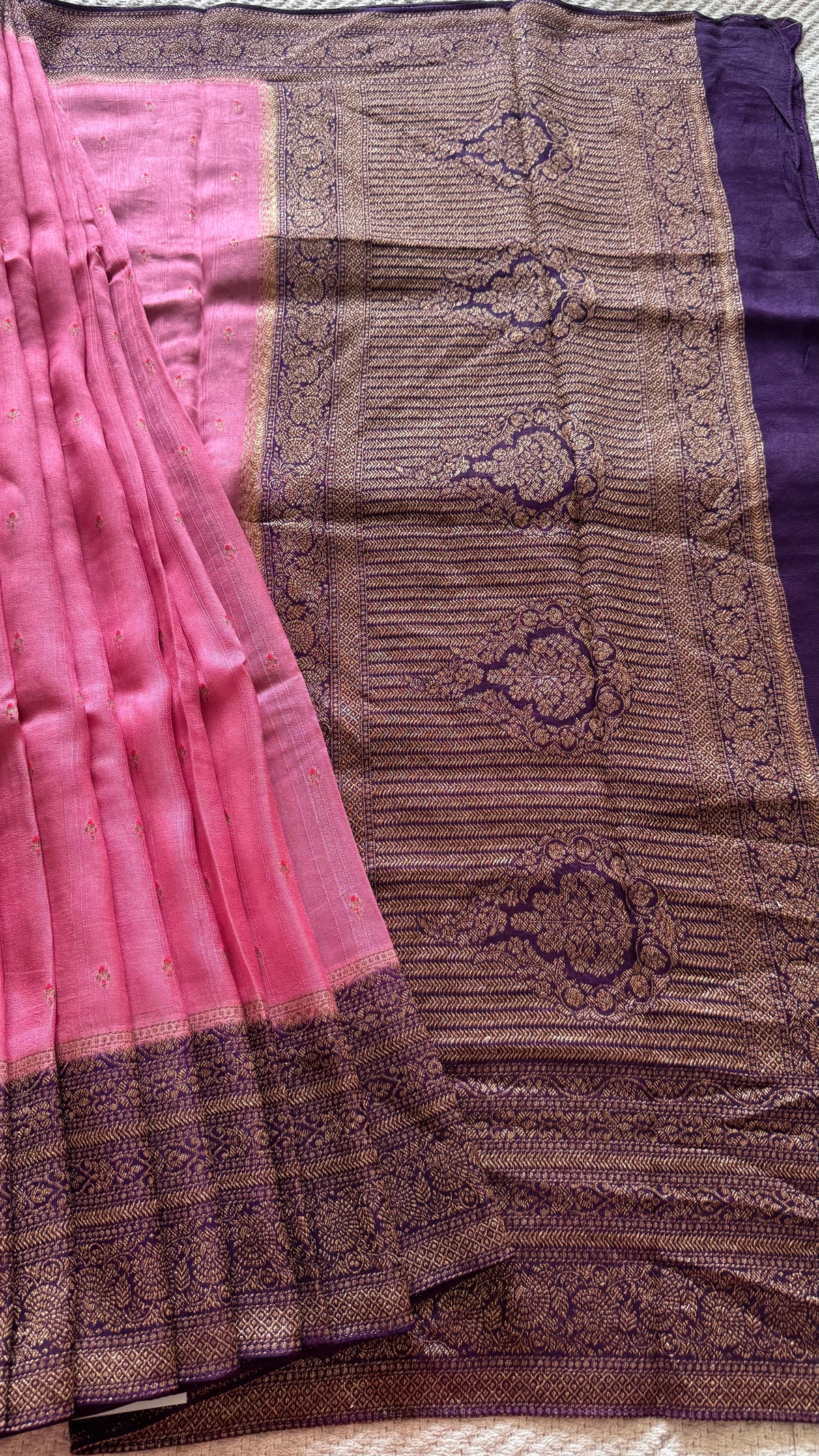 CREPE SILK SUV5679-ONIONPINK WITH PURPLE