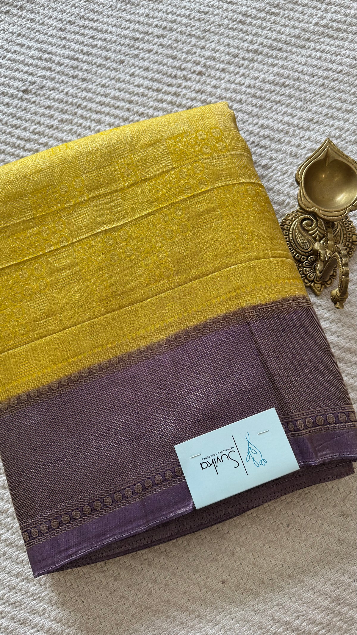 BANARASI GEORGETTE SUV5649-YELLOW