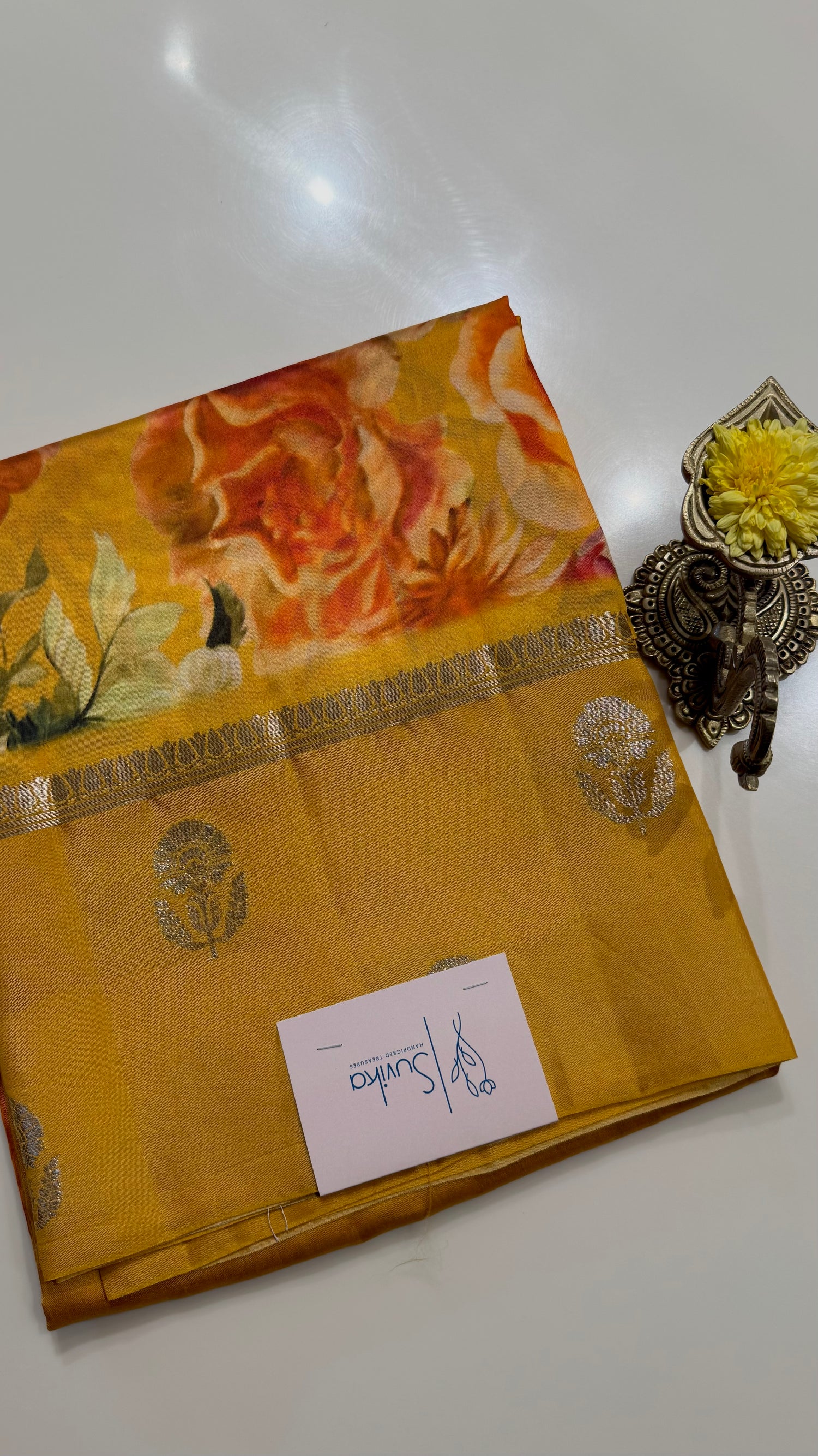 PURE CHINIYA SILK PSGM186-YELLOW