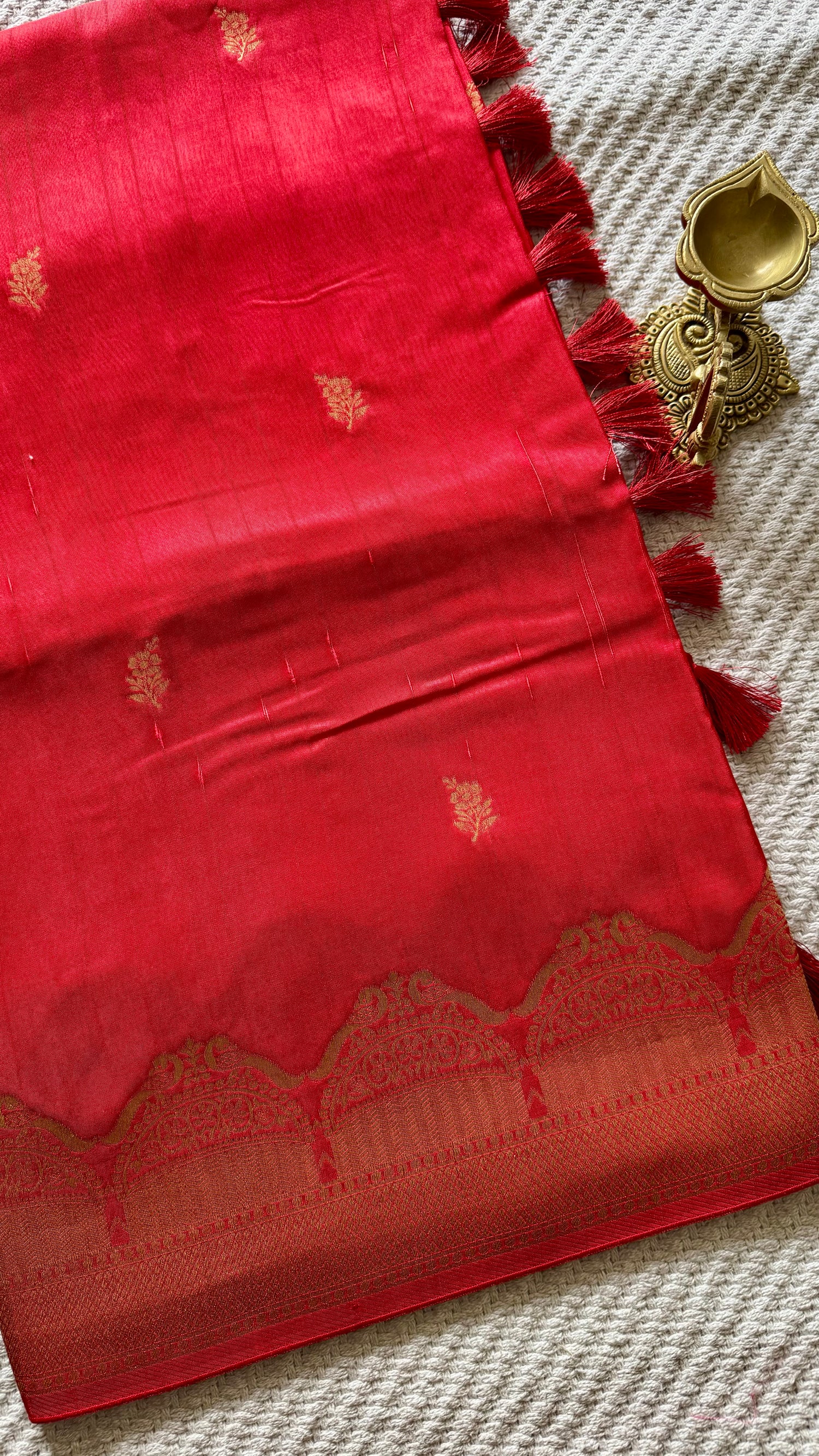CREPE SILK SAREE SUV5646-RED