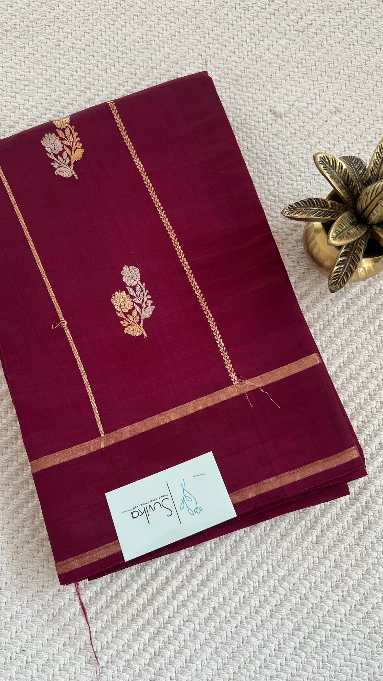 PSUV243-WINE PURE MANGO SILK SAREE