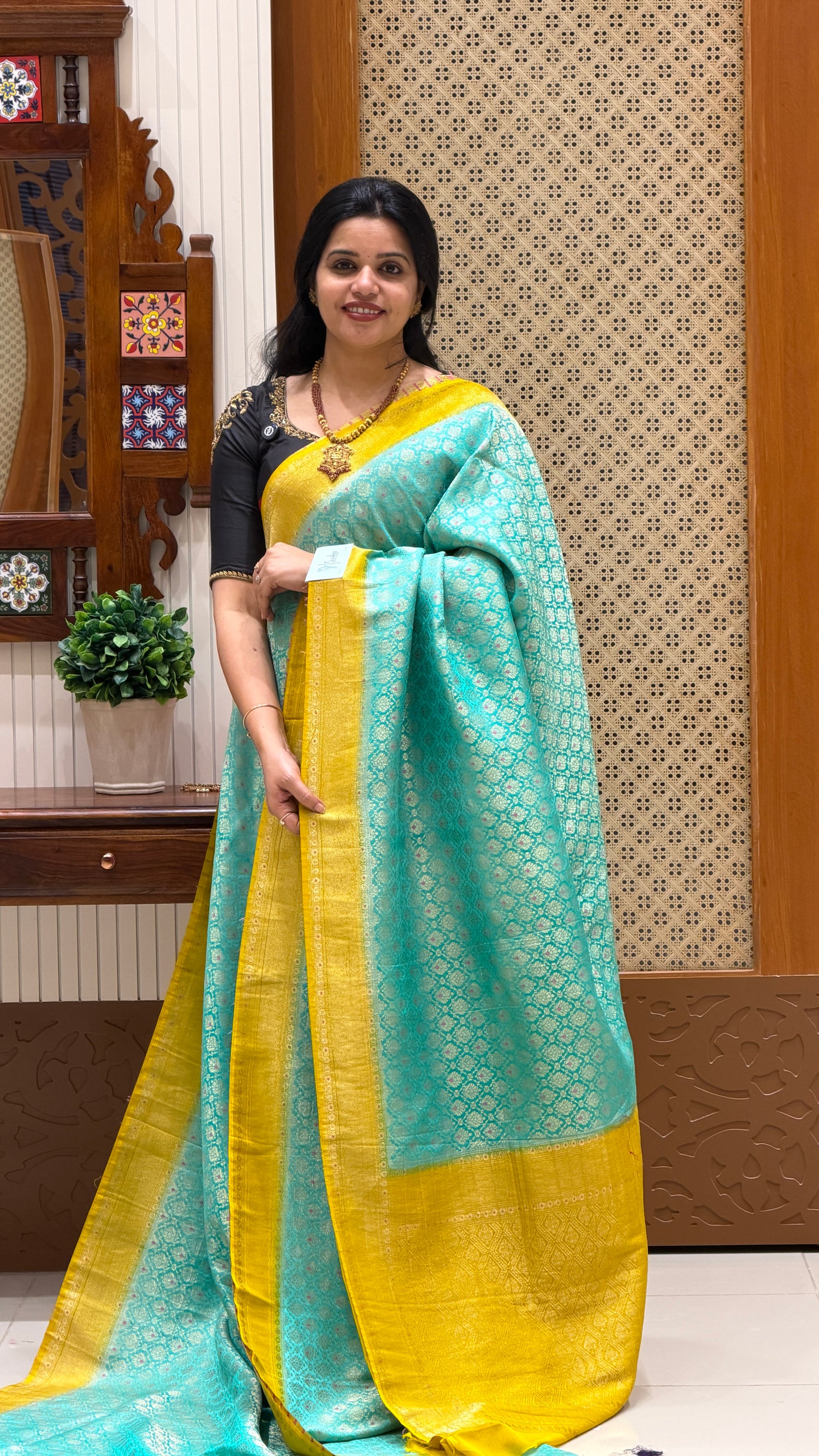 SUV4741-SEABLUE WITH YELLOW