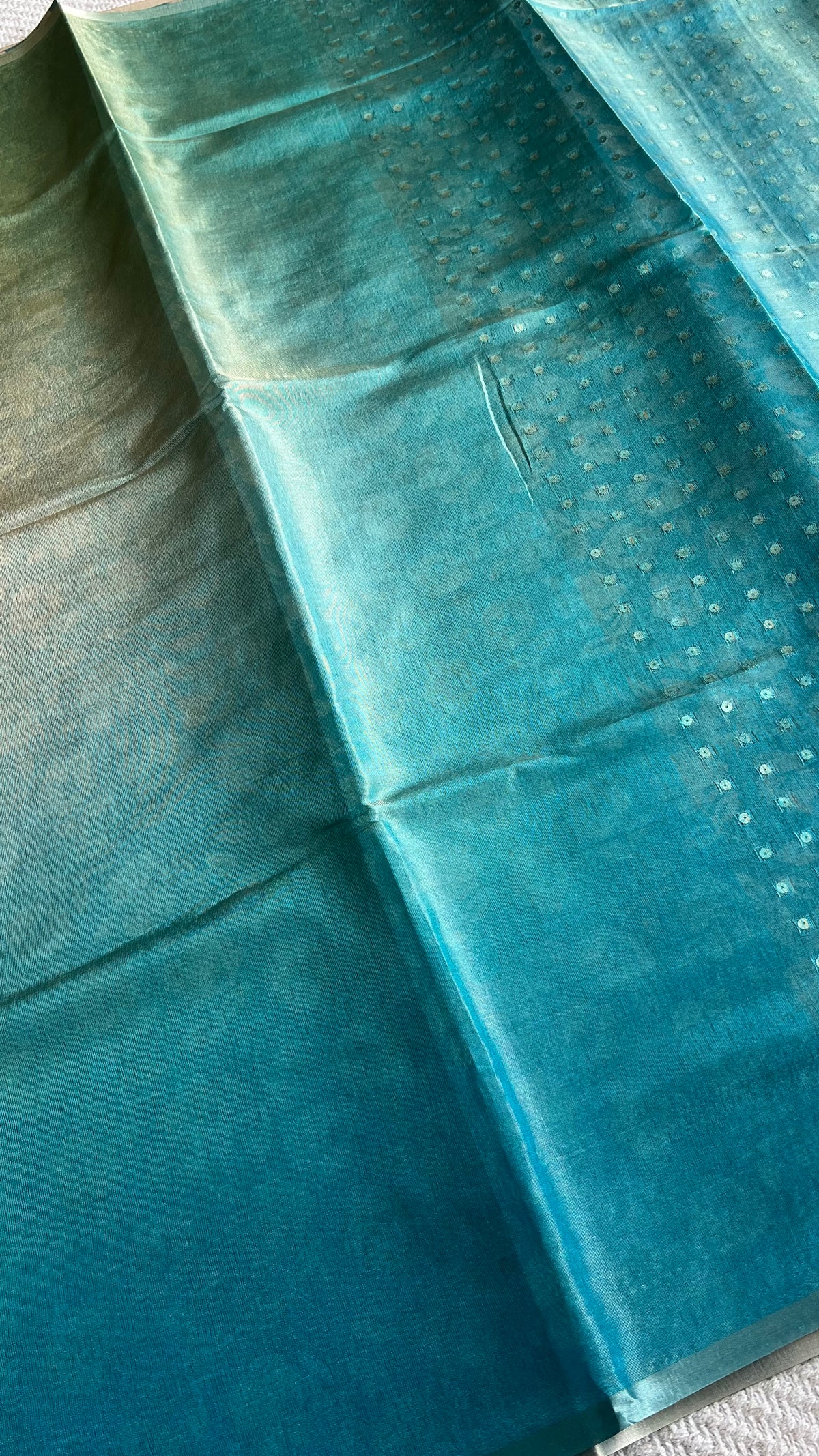 TISSUE SAREE SUV5619-SEAGREEN