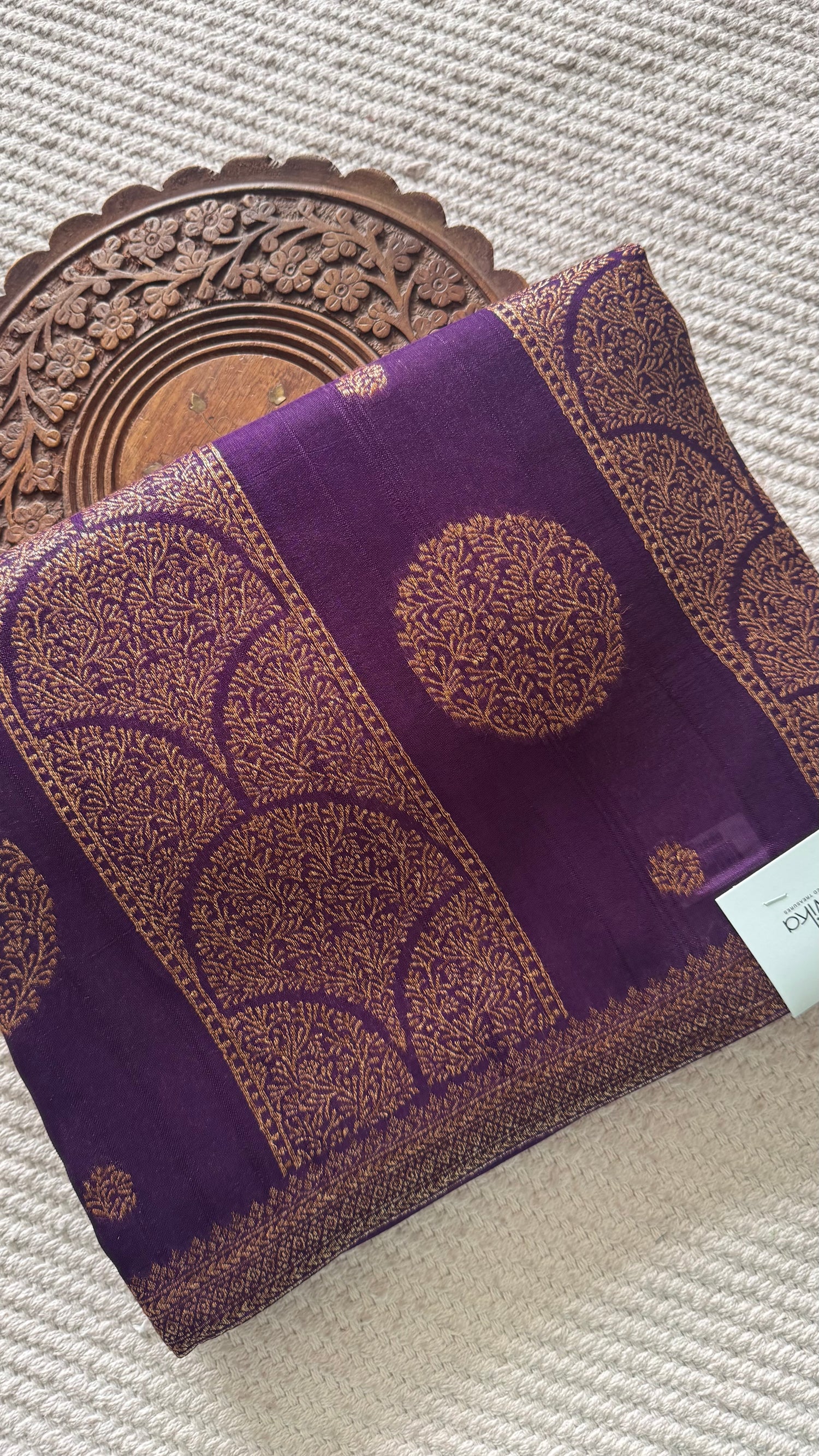 TUSSER GEORGETTE SUV5131-PURPLE