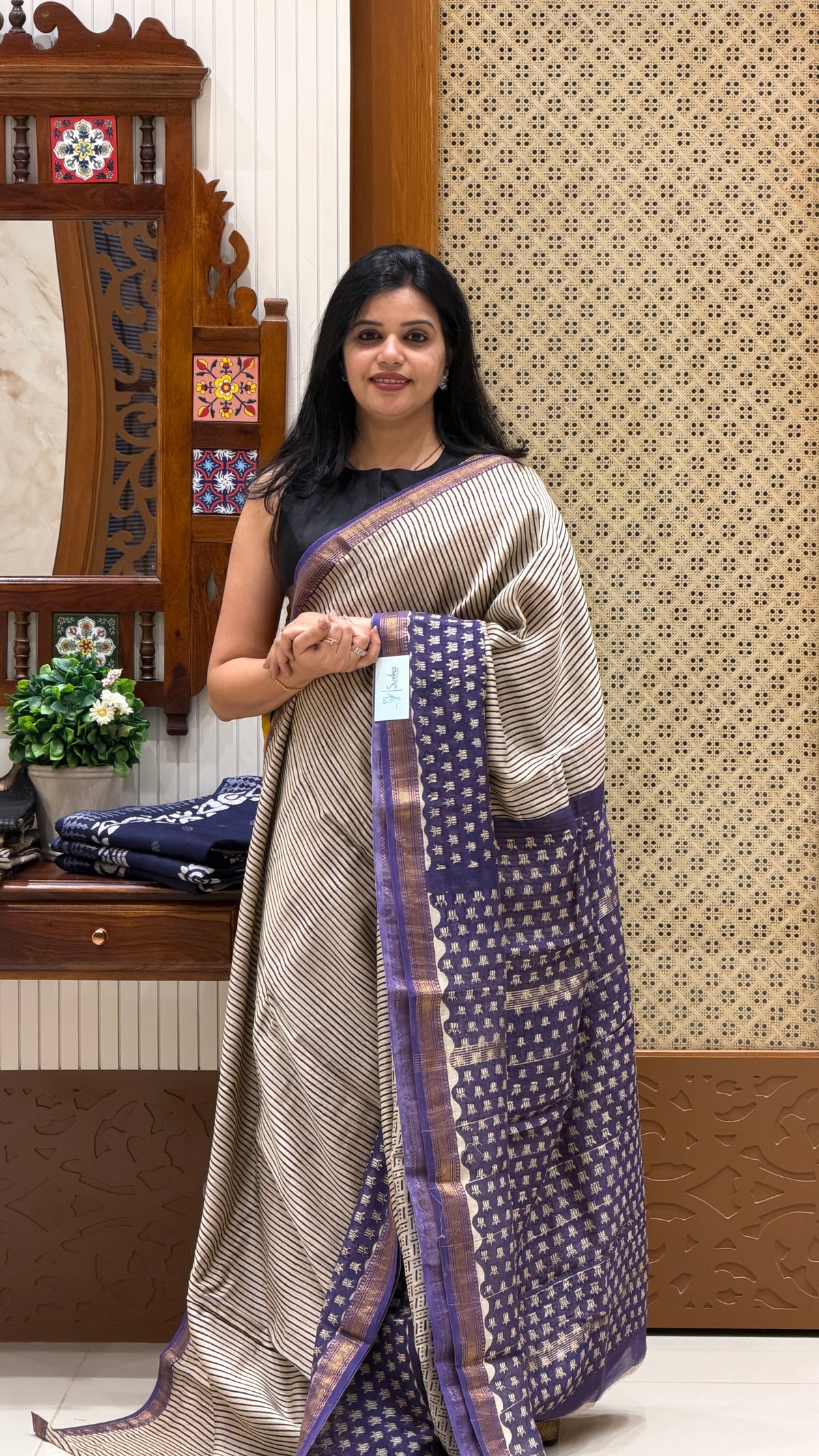 JAIPUR SILK COTTON SUV5009-PURPLE