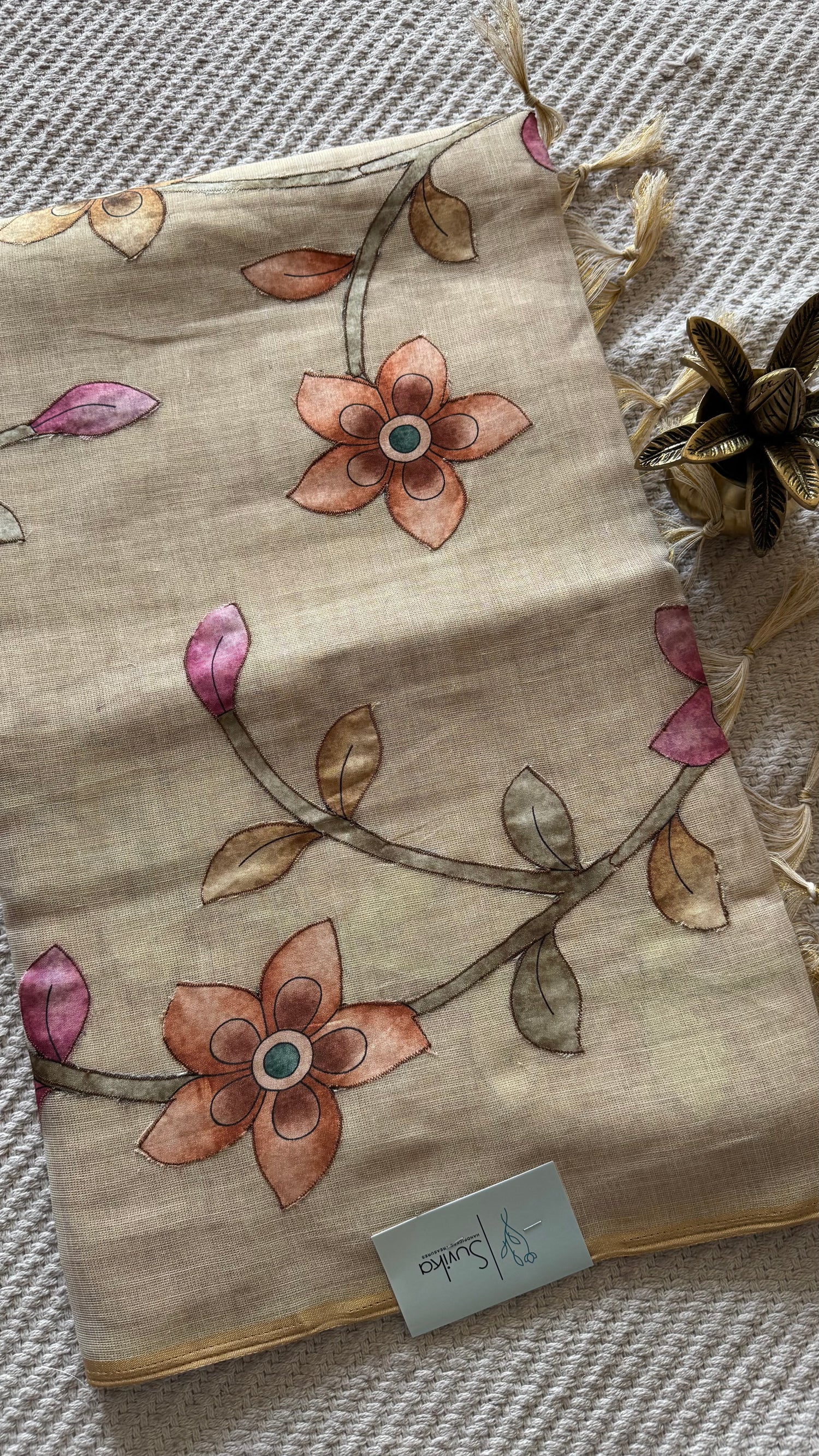 LINEN TISSUE SUV4982-RUST