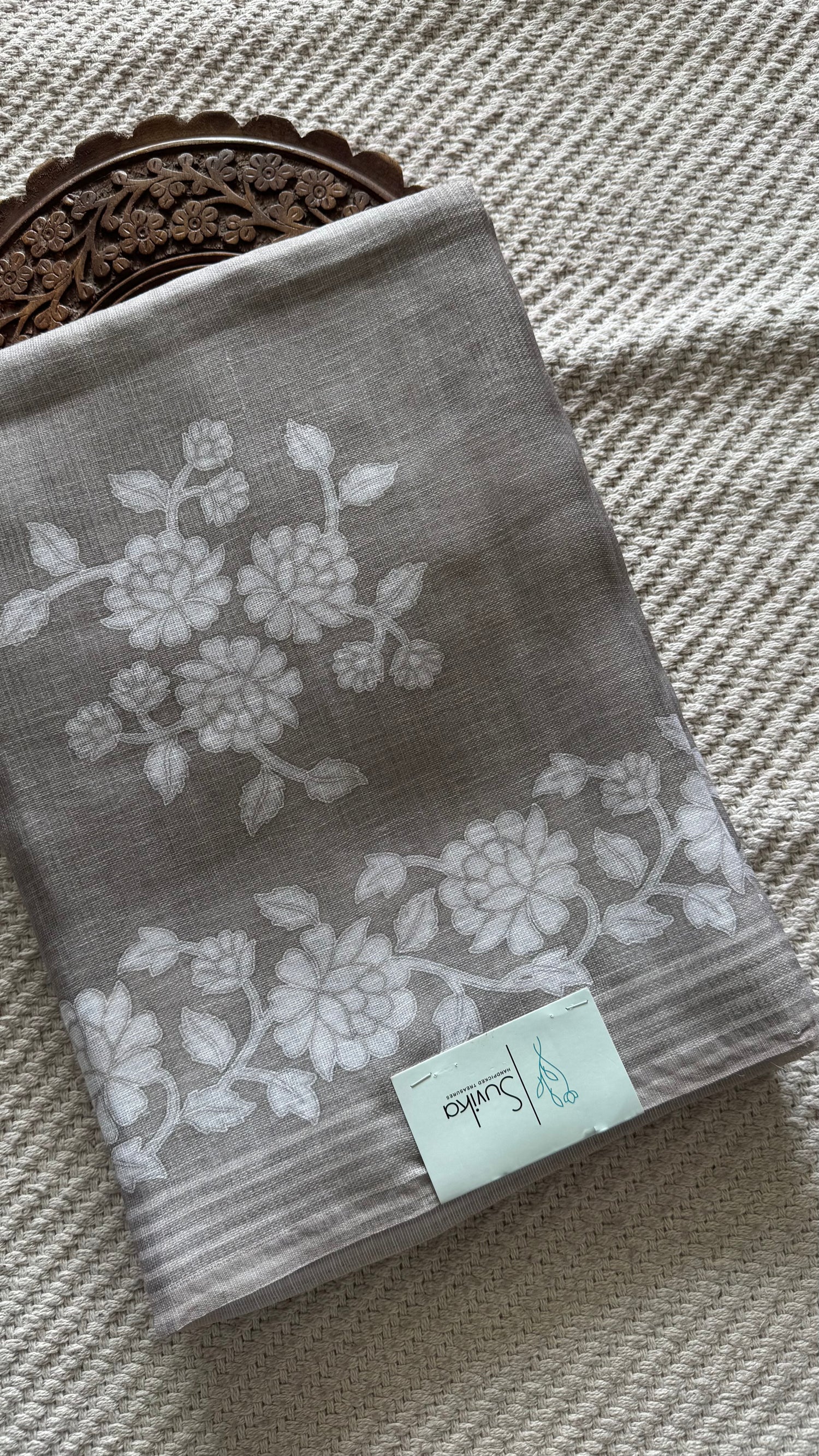 LINEN TISSUE SUV4945-GREY