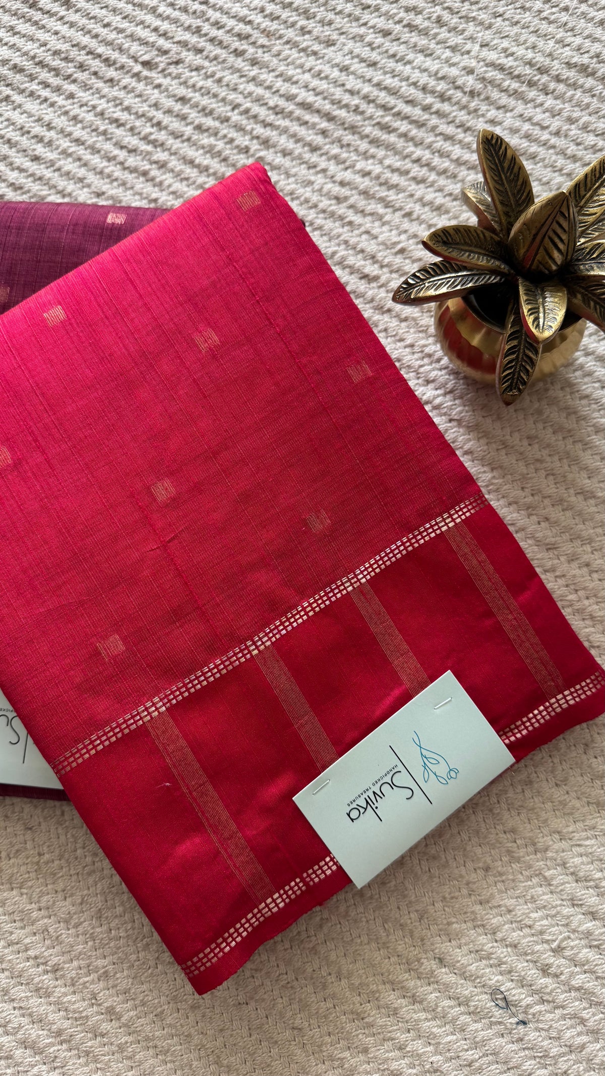 TUSSER SILK SAREE SUV5899-PINK