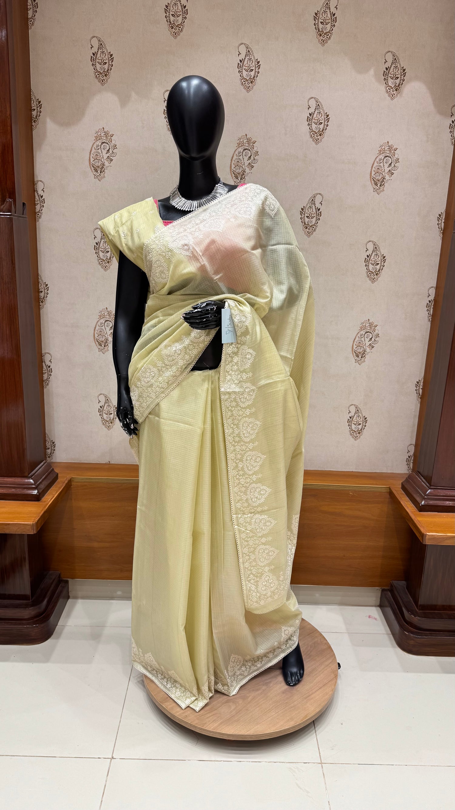 KOTA SILK SAREE SUV5591-PISTA