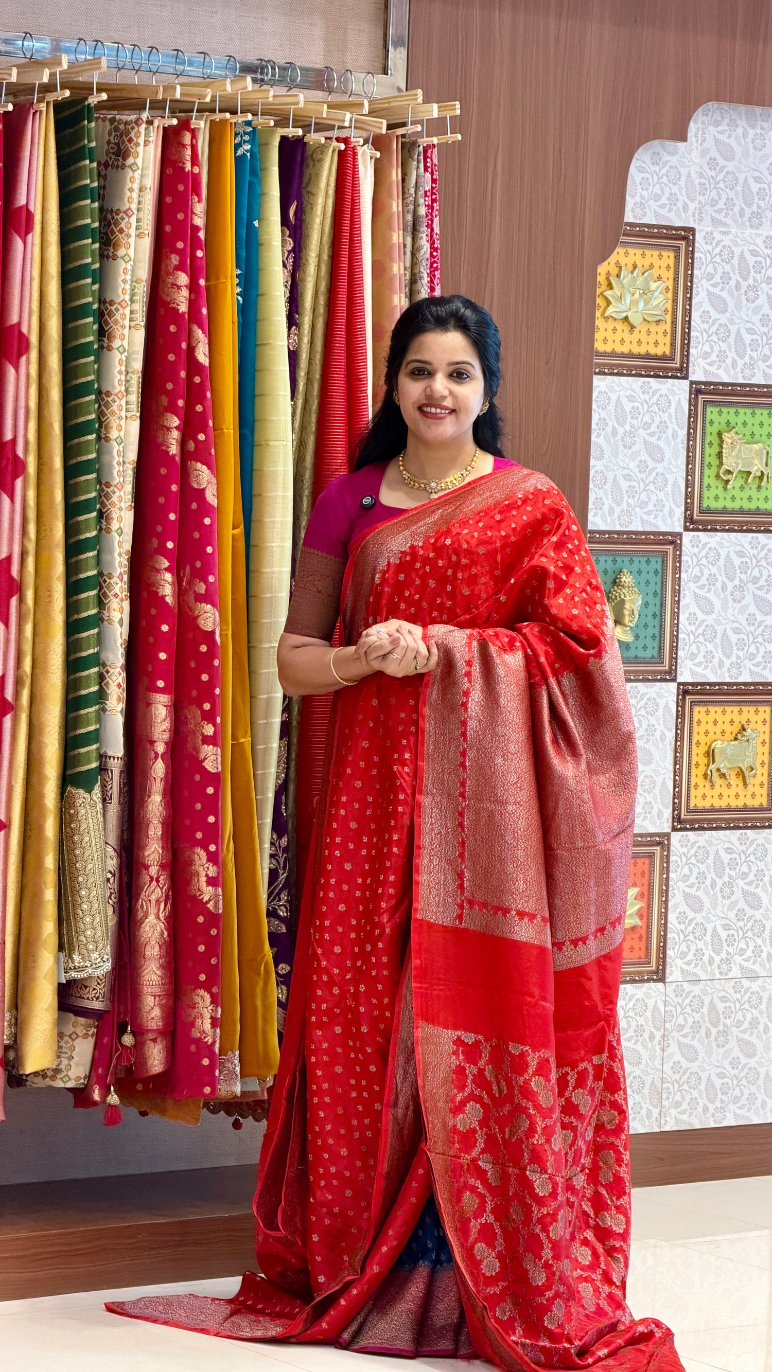 CREPE SILK SUV5697-ORANGE