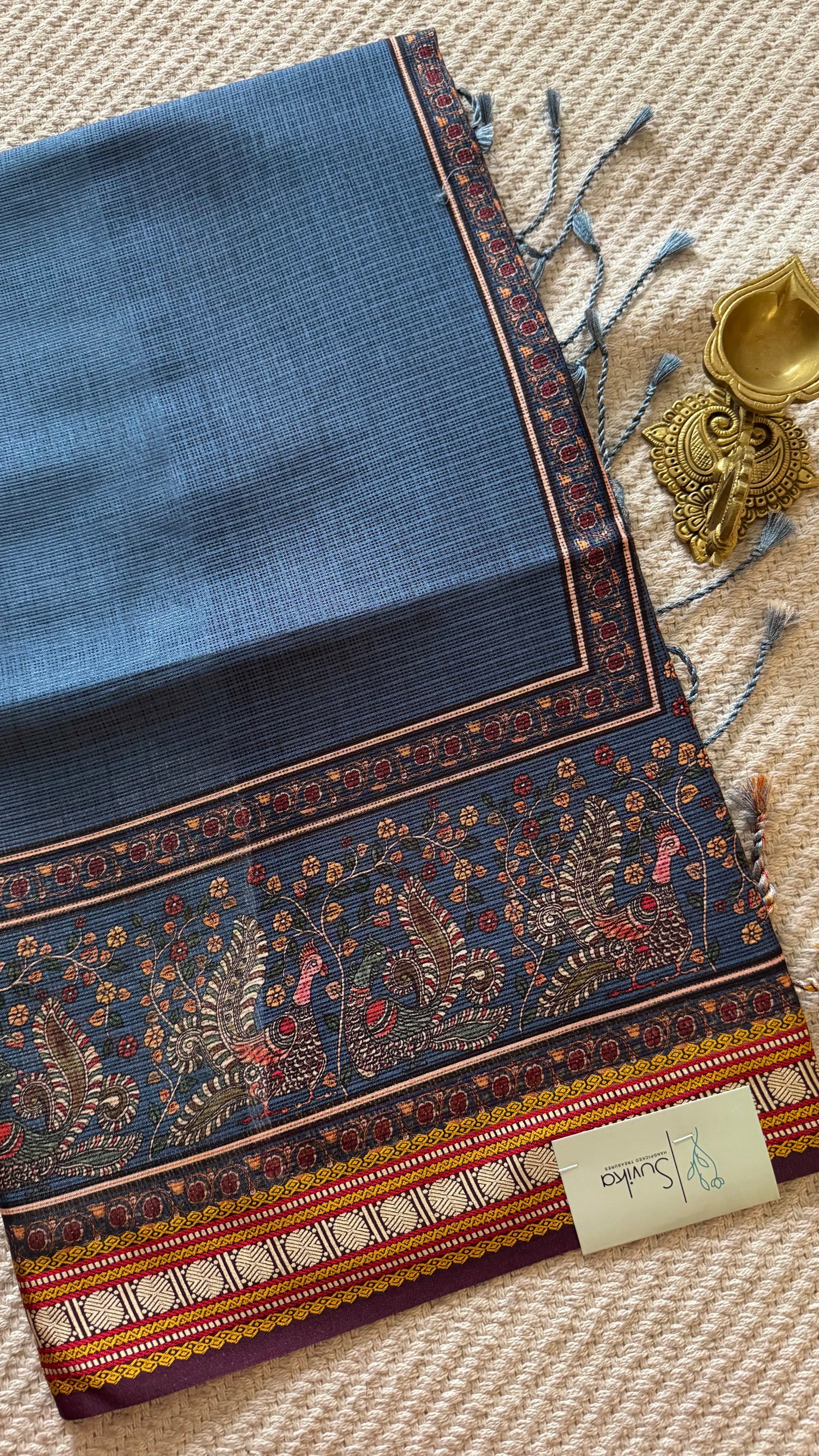 KOTA SILK SAREE SUV5542-BLUE