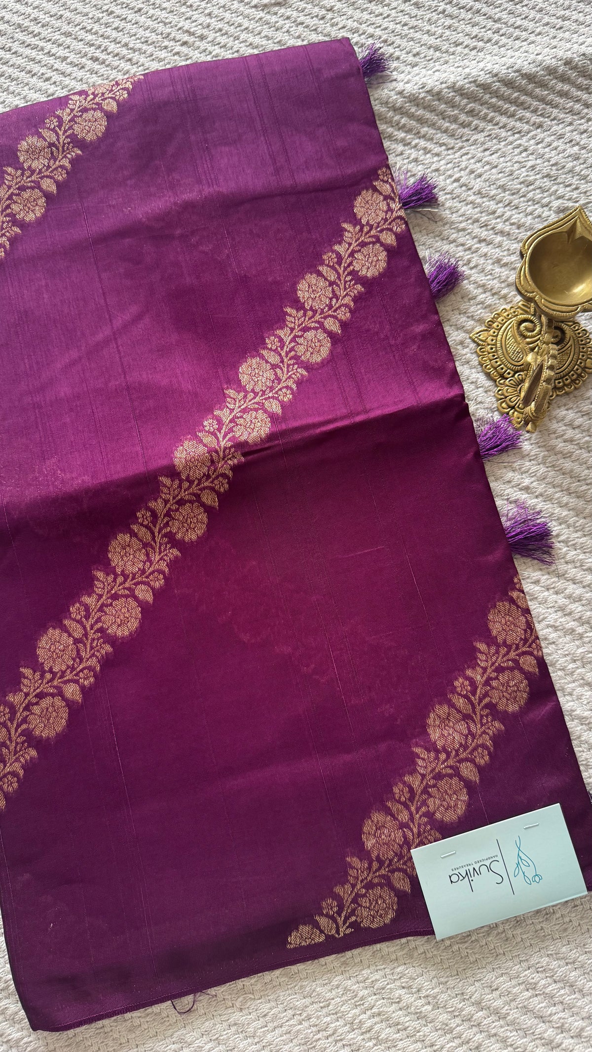 JUTE TUSSER SUV5735-MAGENTA