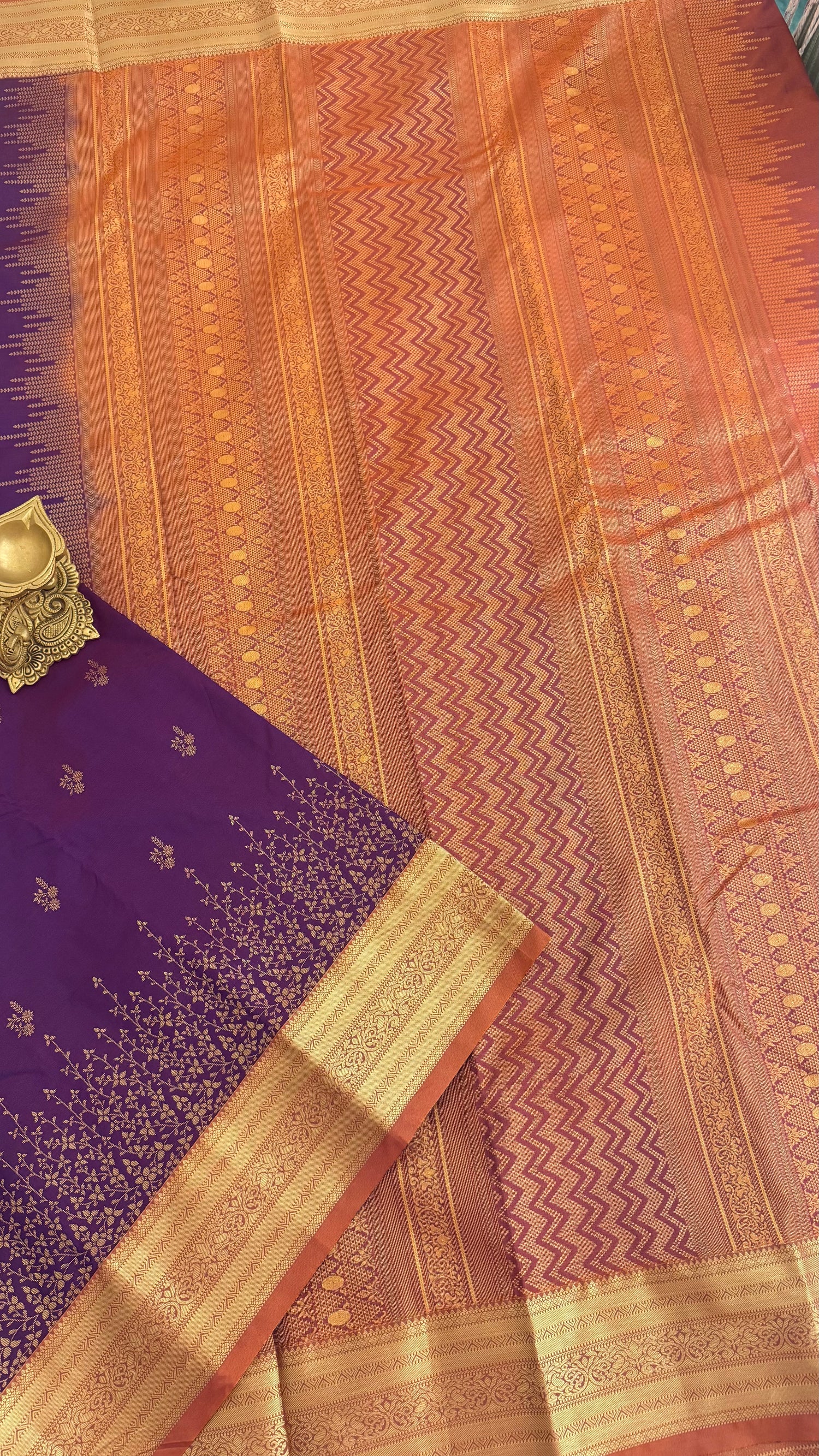 KANJIVARAM SILK SAREE SUV5616-PURPLE