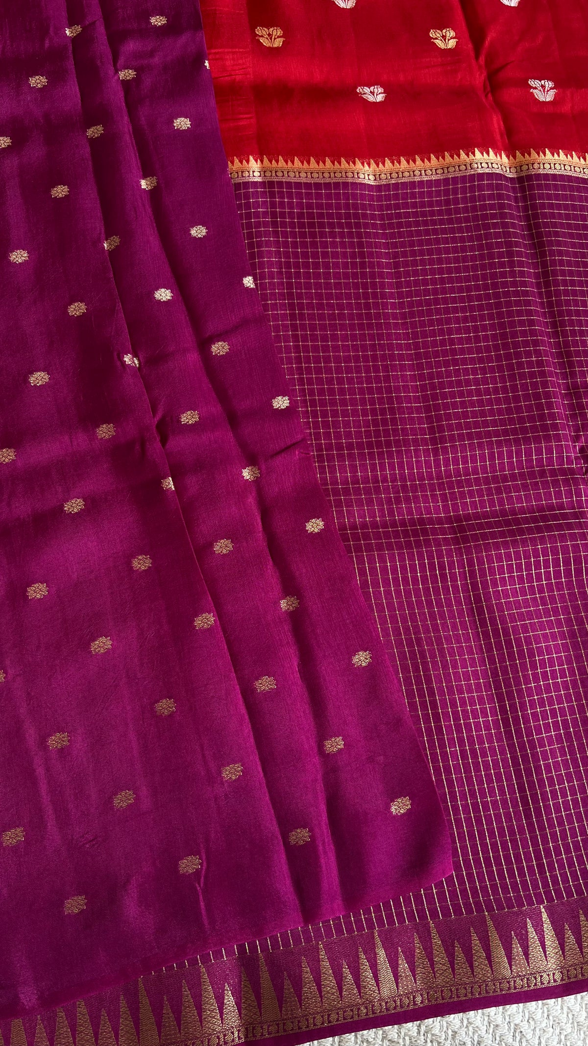 SUV5638-RED WITH MAGENTA