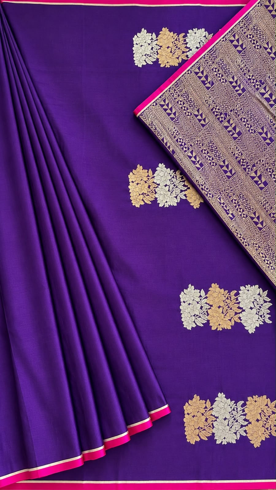 PURE SATIN SILK PSJV353-PURPLE